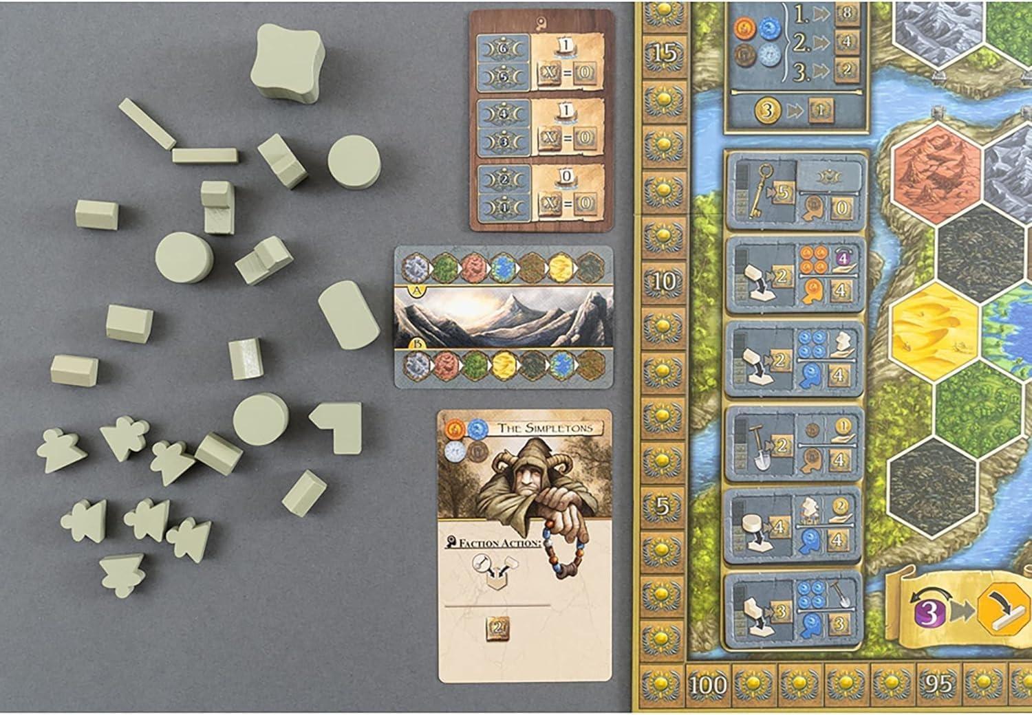 Terra Mystica: Big Box W/ Base Game, 2 Expansions, and Solo mode