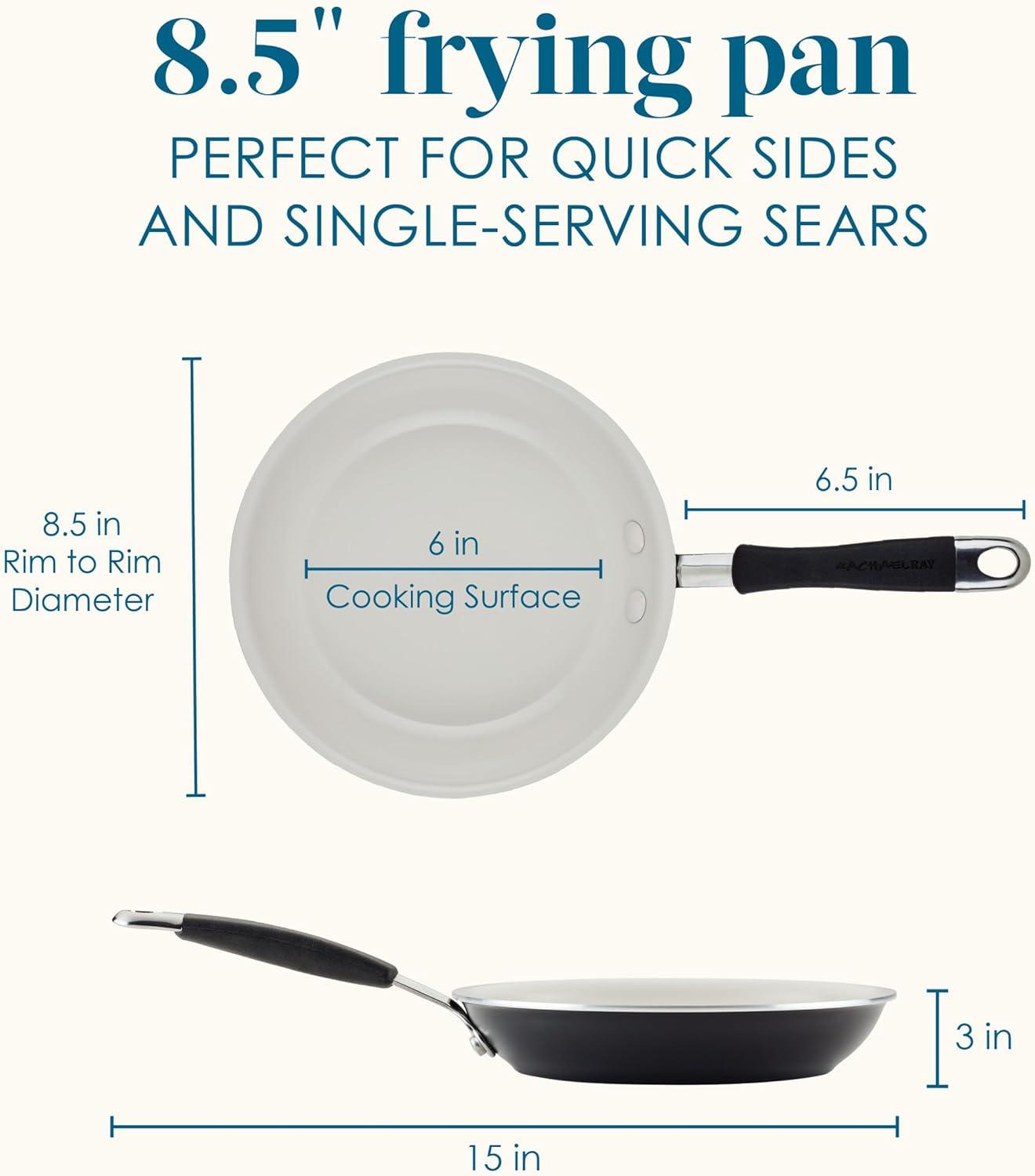 Rachael Ray Rachael Ray Cucina Ceramic Nonstick, Frying Pan / Skillet