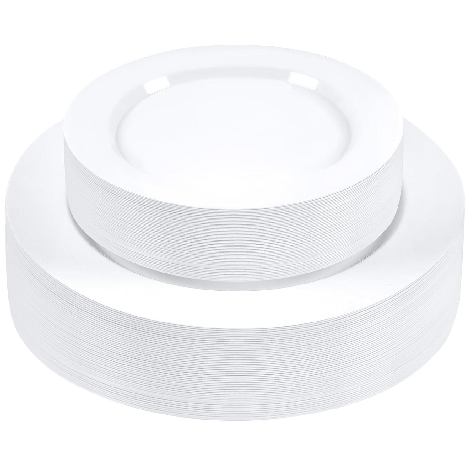 BULK 18 oz. Plastic Salad Bowls To Go With Airtight Lids