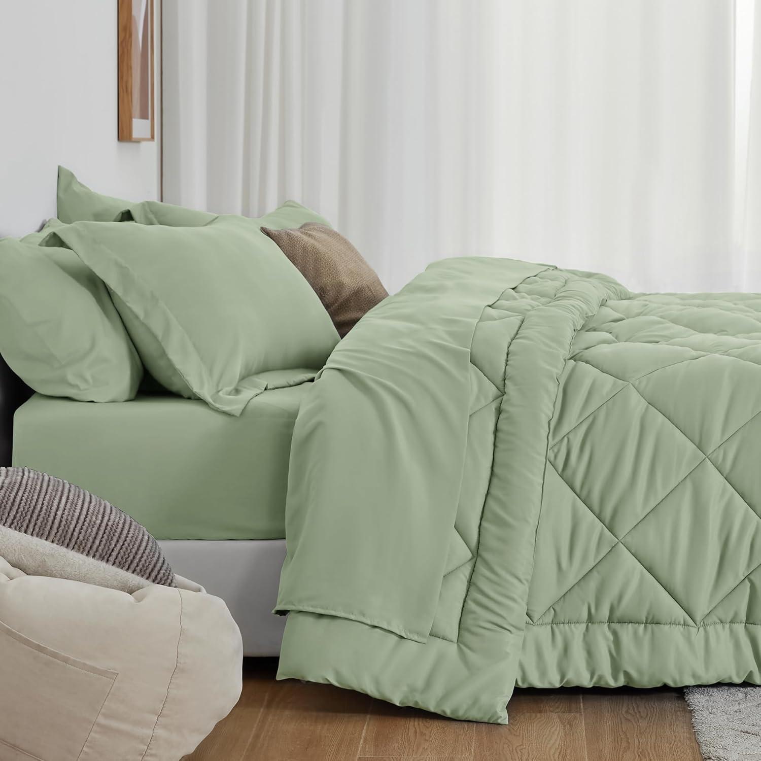 Chezmoi Collection Logan Solid Comforter Set