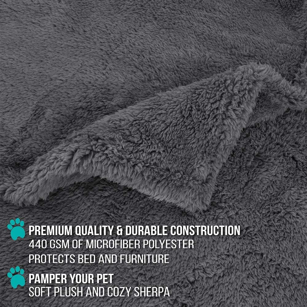PetAmi Sherpa Fleece Pet Blanket