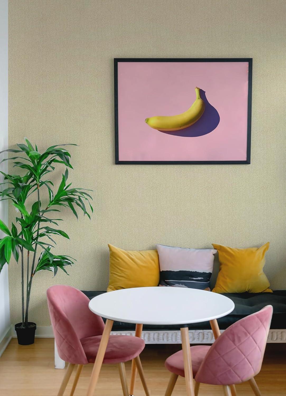 NuWallpaper Papel Pintado Amarillo Cáscara y Palo de Ashland