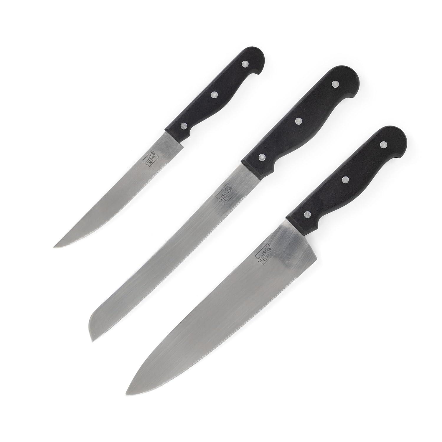 Gibson Home Gibson Home Westover Stainless Steel 13 Piece Knife Block Set