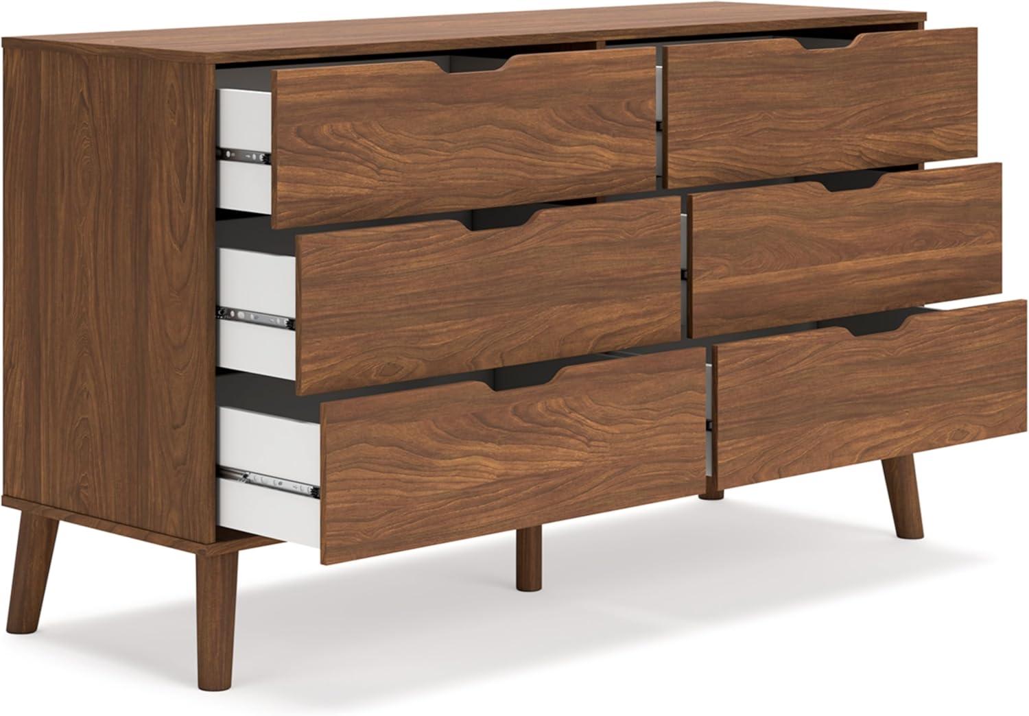 Signature Design by Ashley Fordmont 6 Drawer Dresser, Auburn