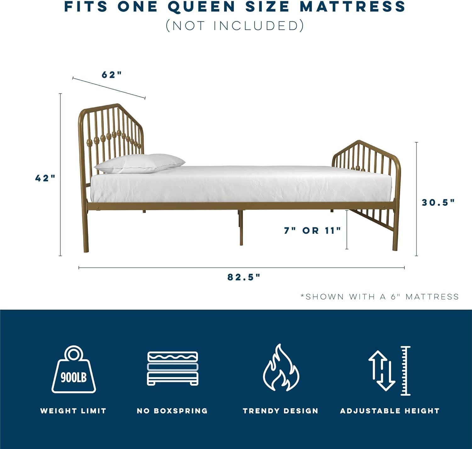 Bushwick Metal Platform Bed
