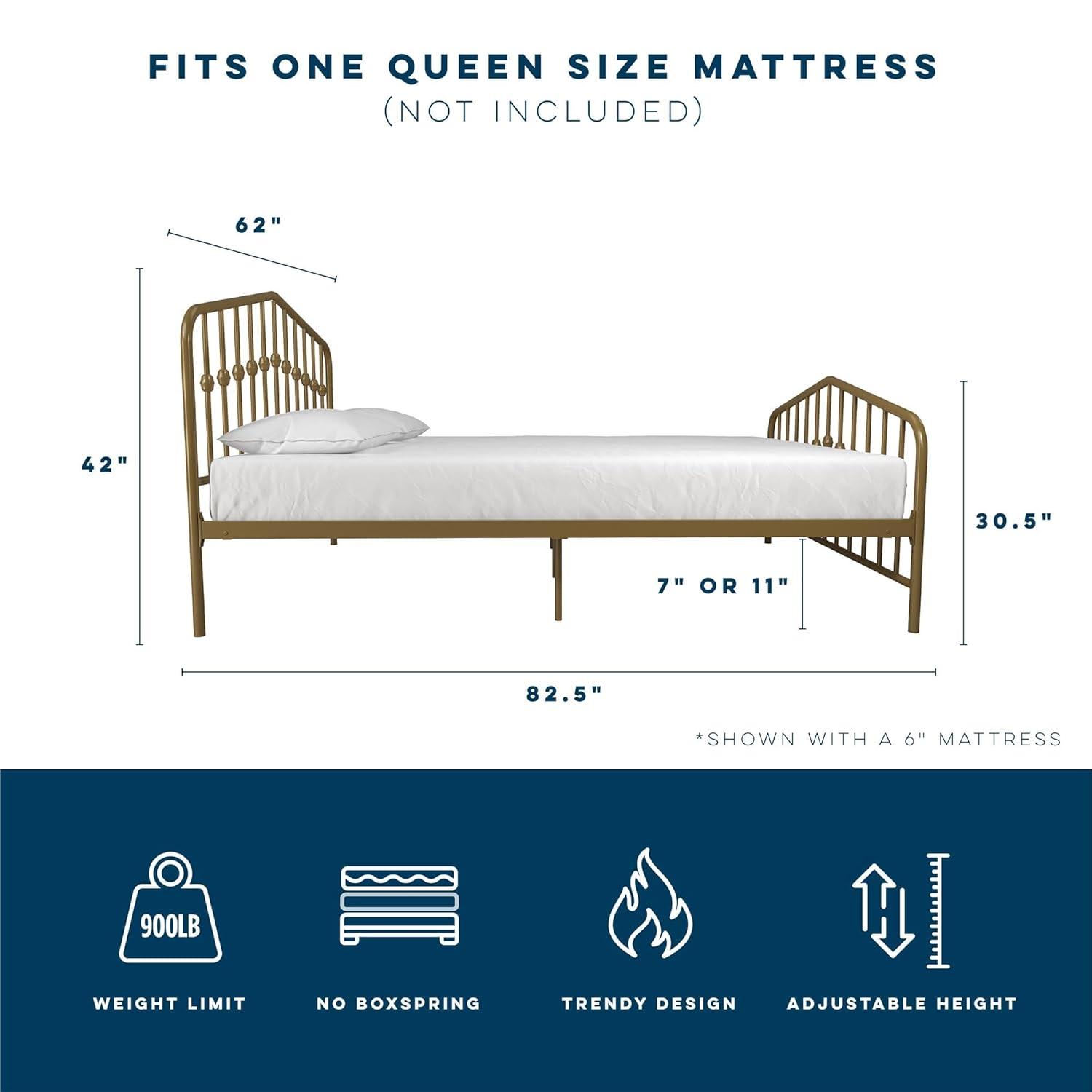 Bushwick Metal Platform Bed