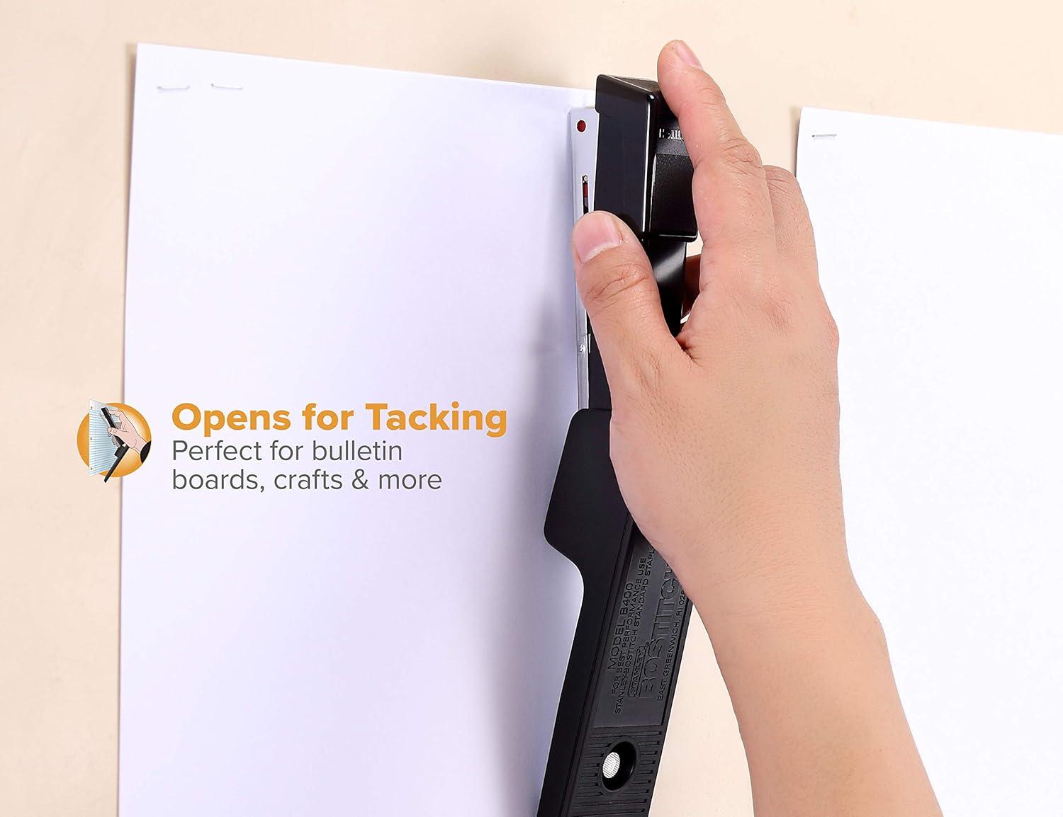 Bostitch B400 Executive Half Strip Stapler, Black