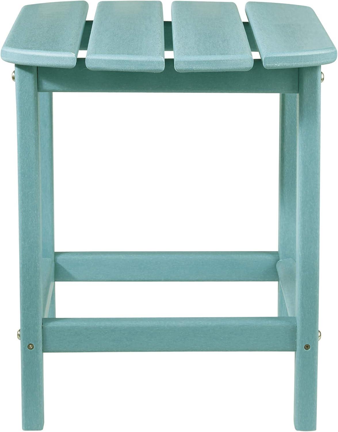 Signature Design by Ashley Contemporary Sundown Treasure End Table  Turquoise