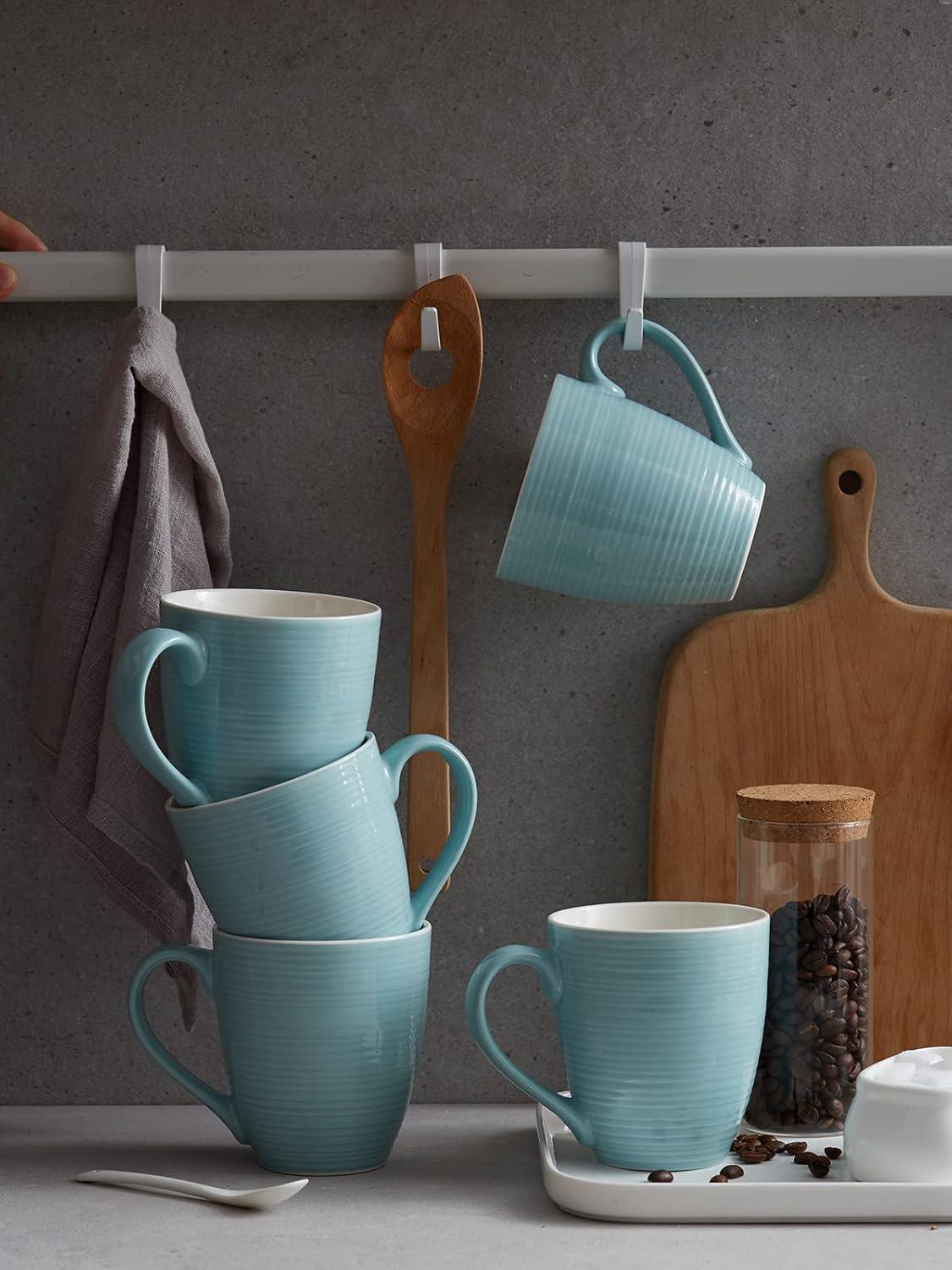 DOWAN DOWAN Ceramic Coffee Mug (Set of 6)