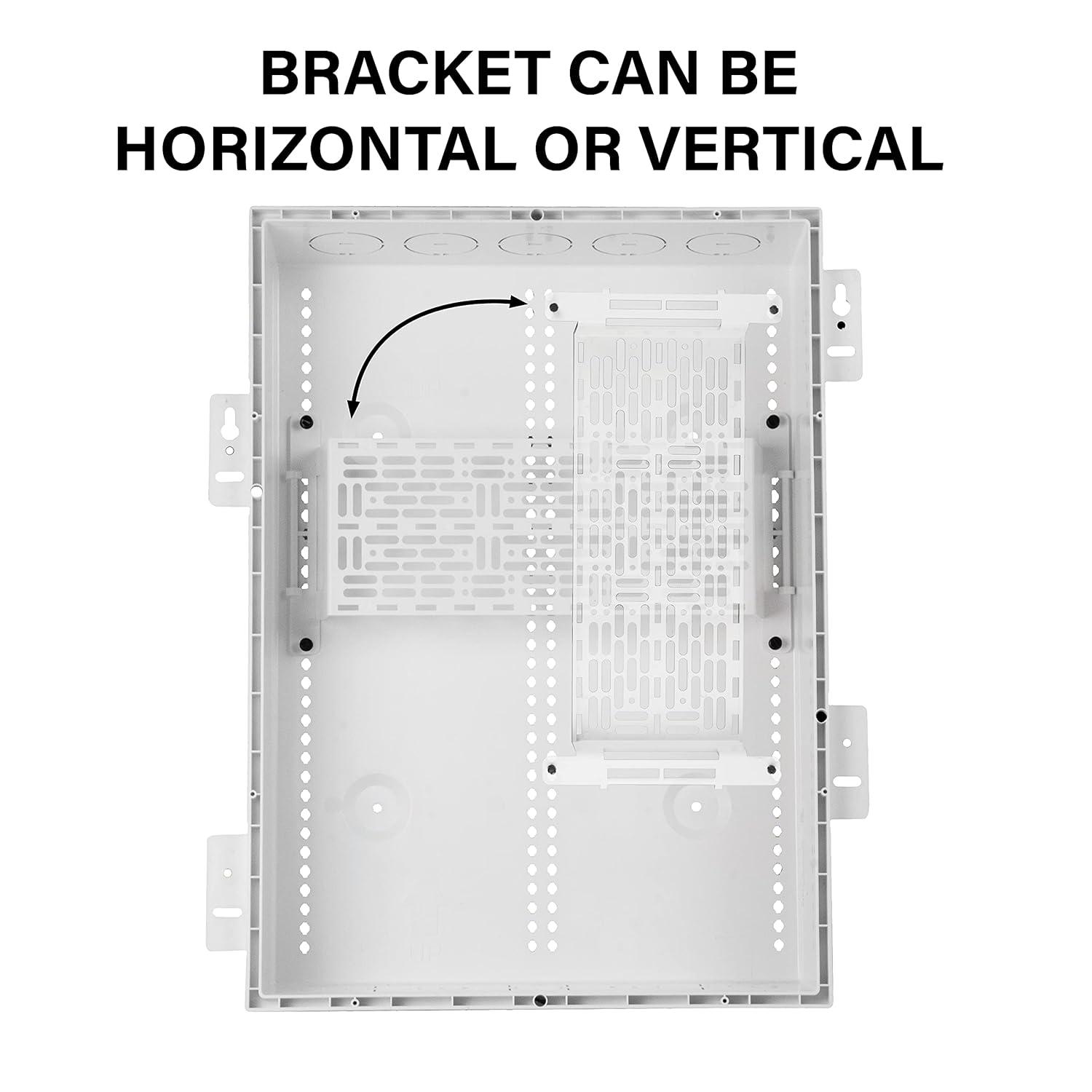 Matte White 5" ABS Plastic Mounting Plate