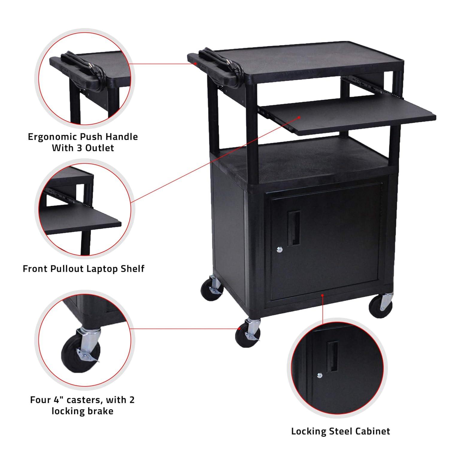 Presentation Station with Laptop Shelf