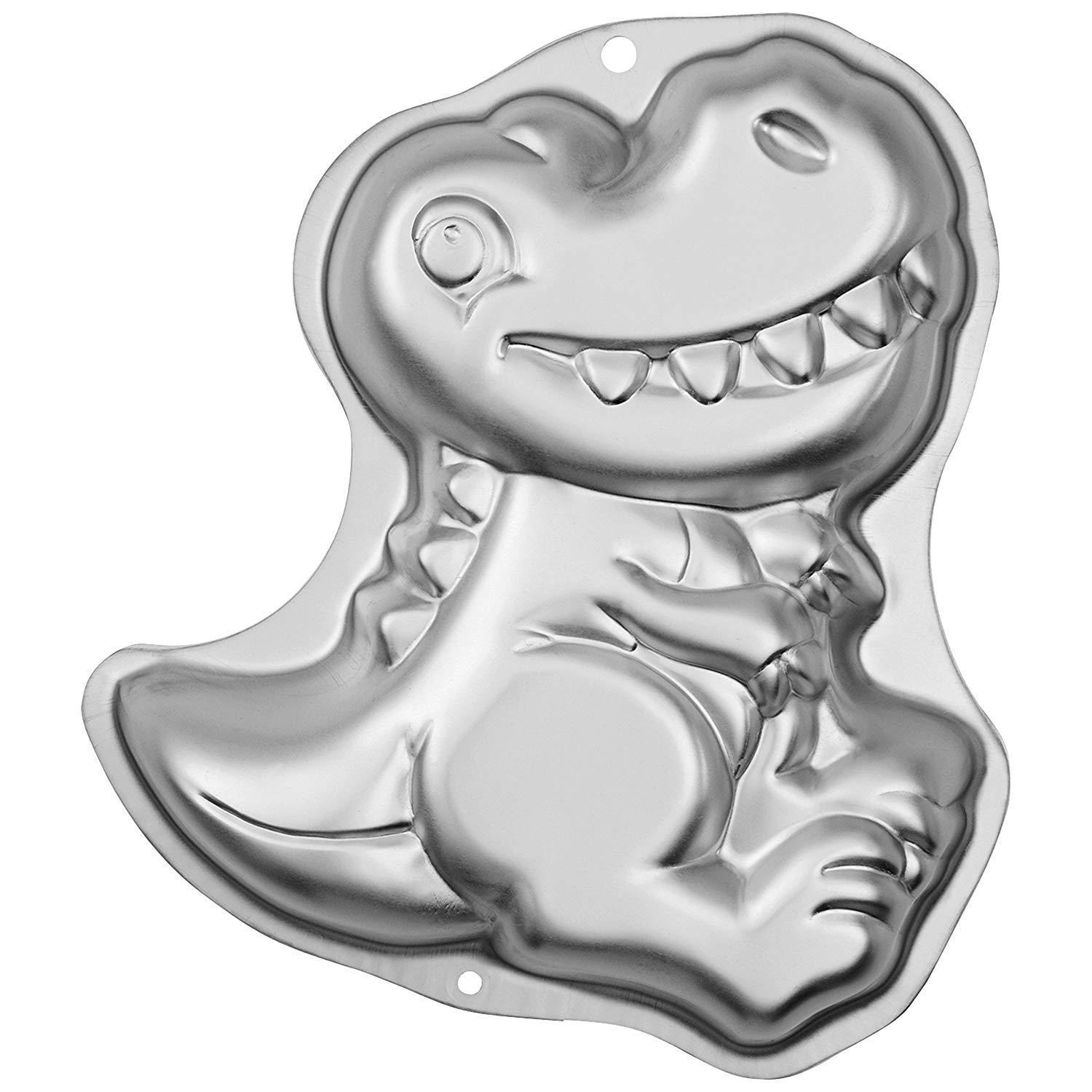 Dinosaur Cake Pan, 12.75 x 11.00 x 2.00 inches Diameter Cups