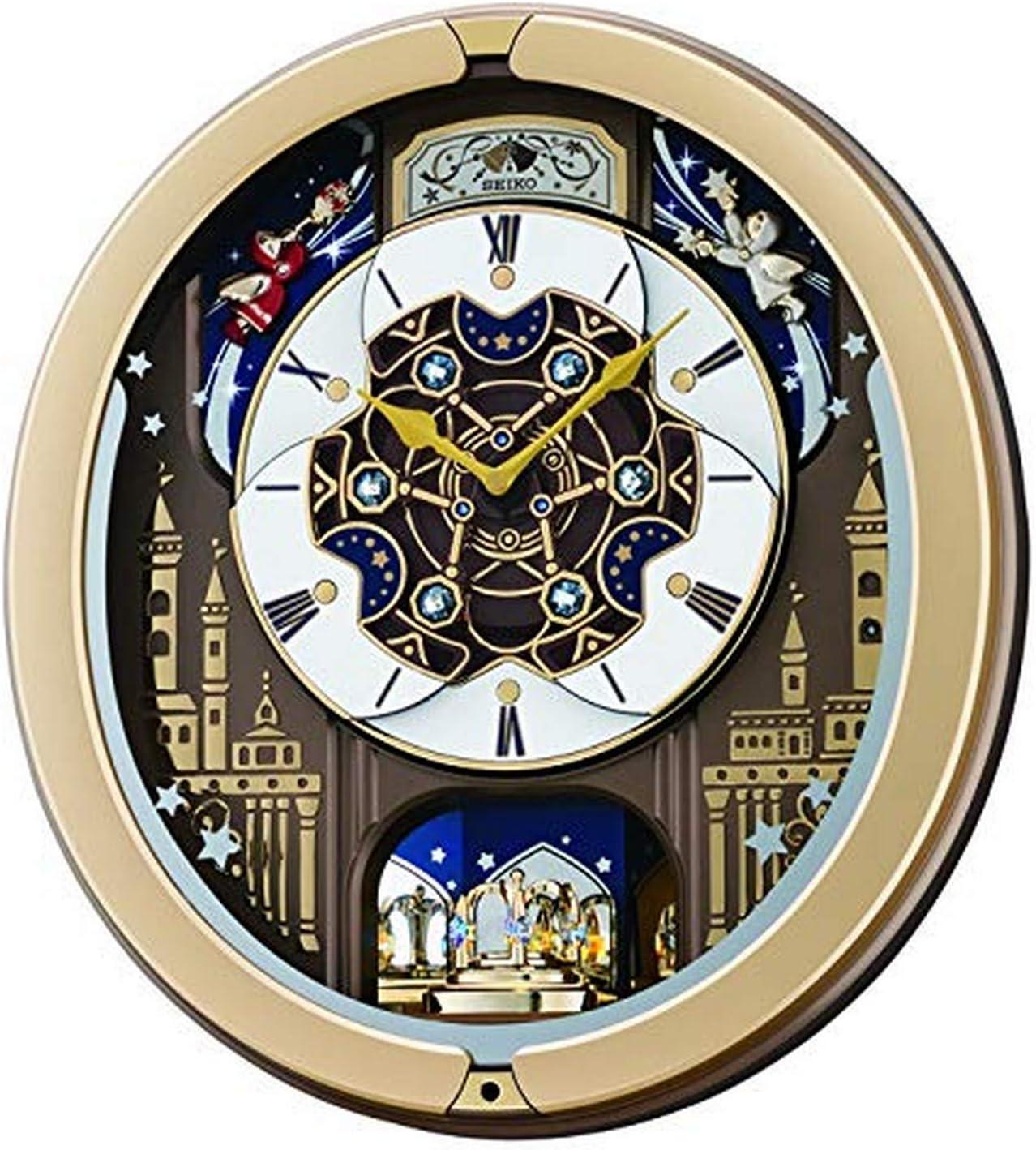 Skyline and Starry Night Melodies In Motion Wall Clock