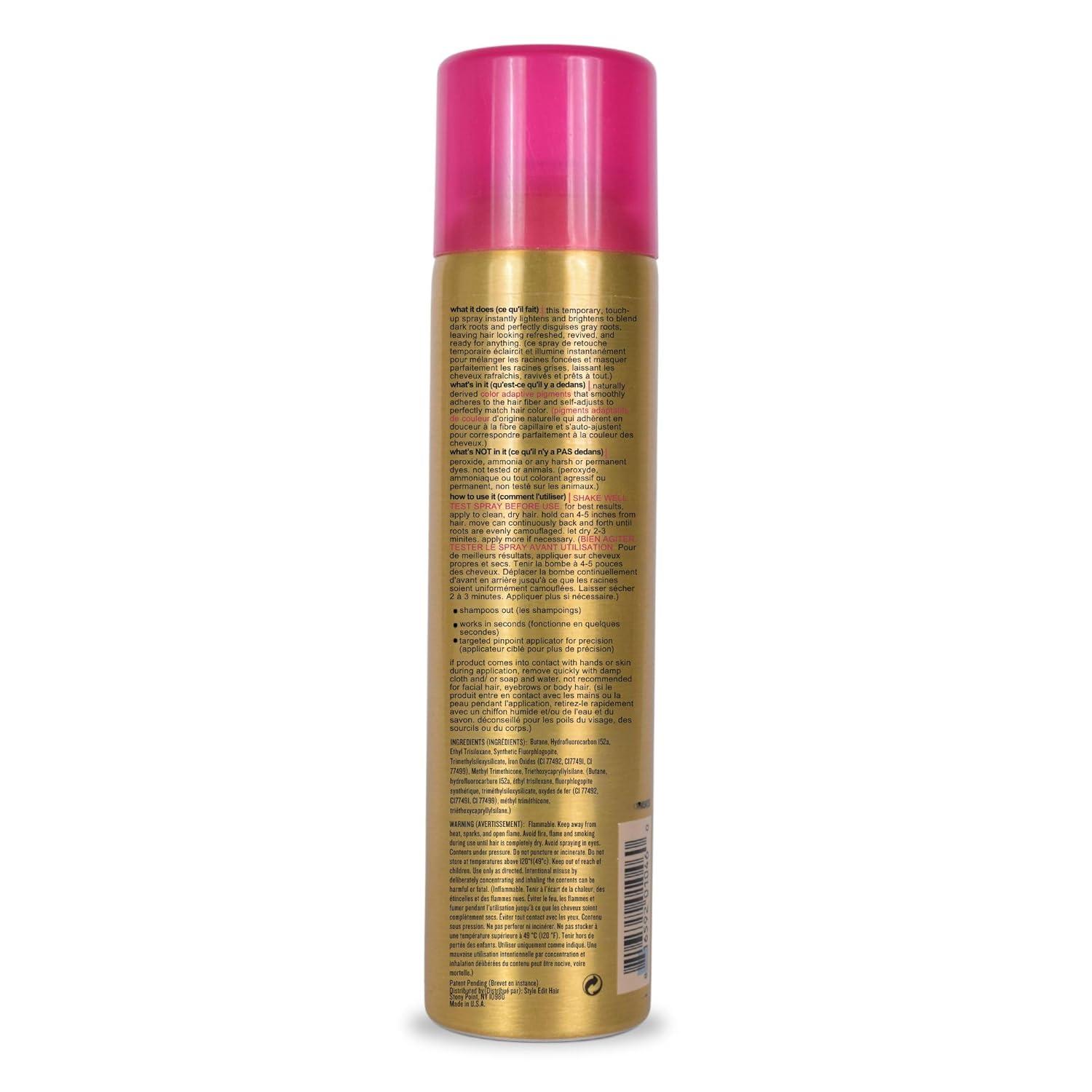 Medium Blonde Root Concealer Spray for Dark Roots