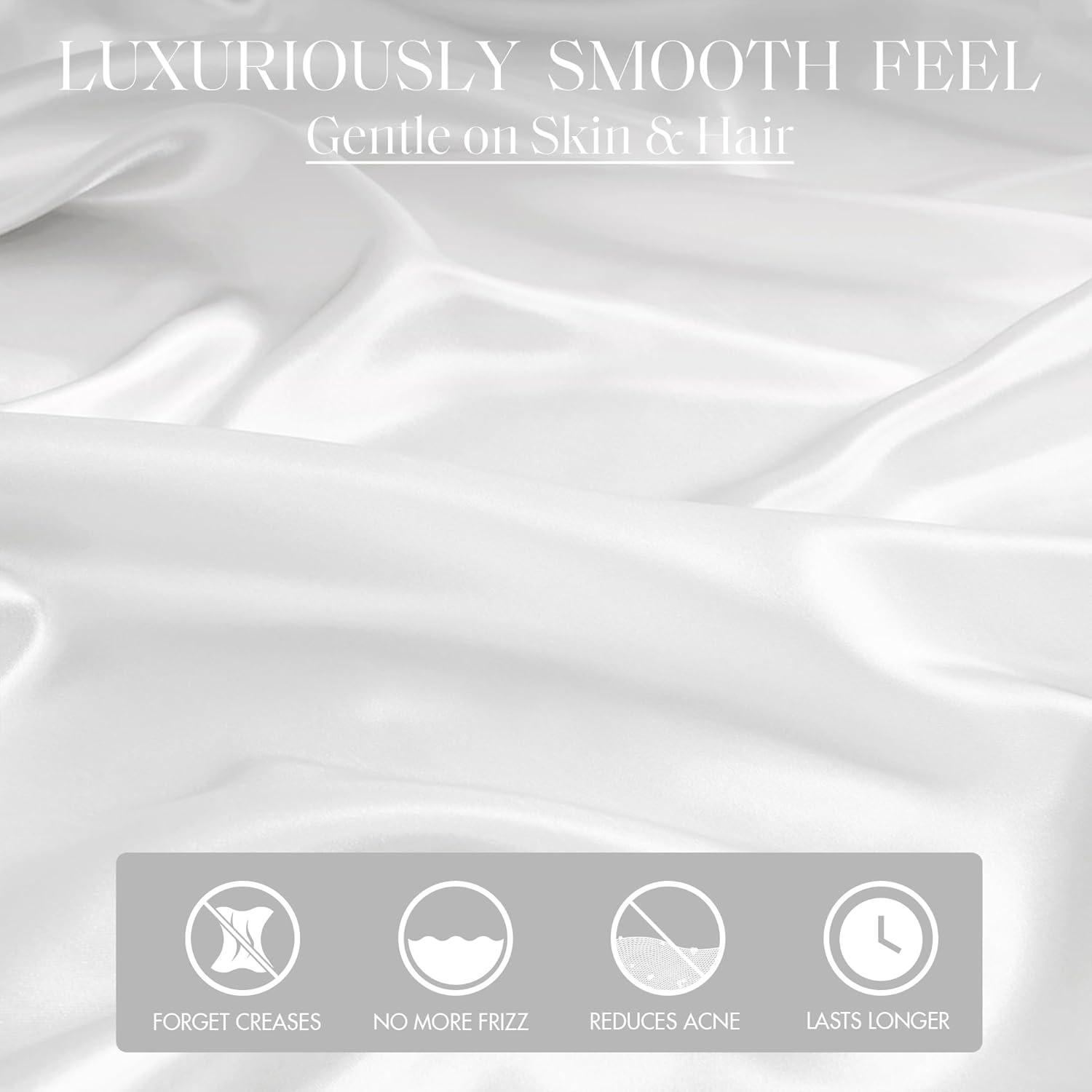 Madison Park Essentials Satin Luxury 2PC Pillowcases (Set of 2)