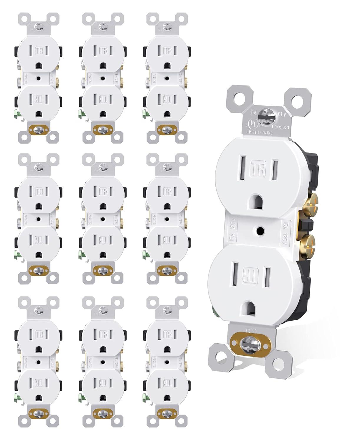 15 Tamper Resistant Duplex Outlet