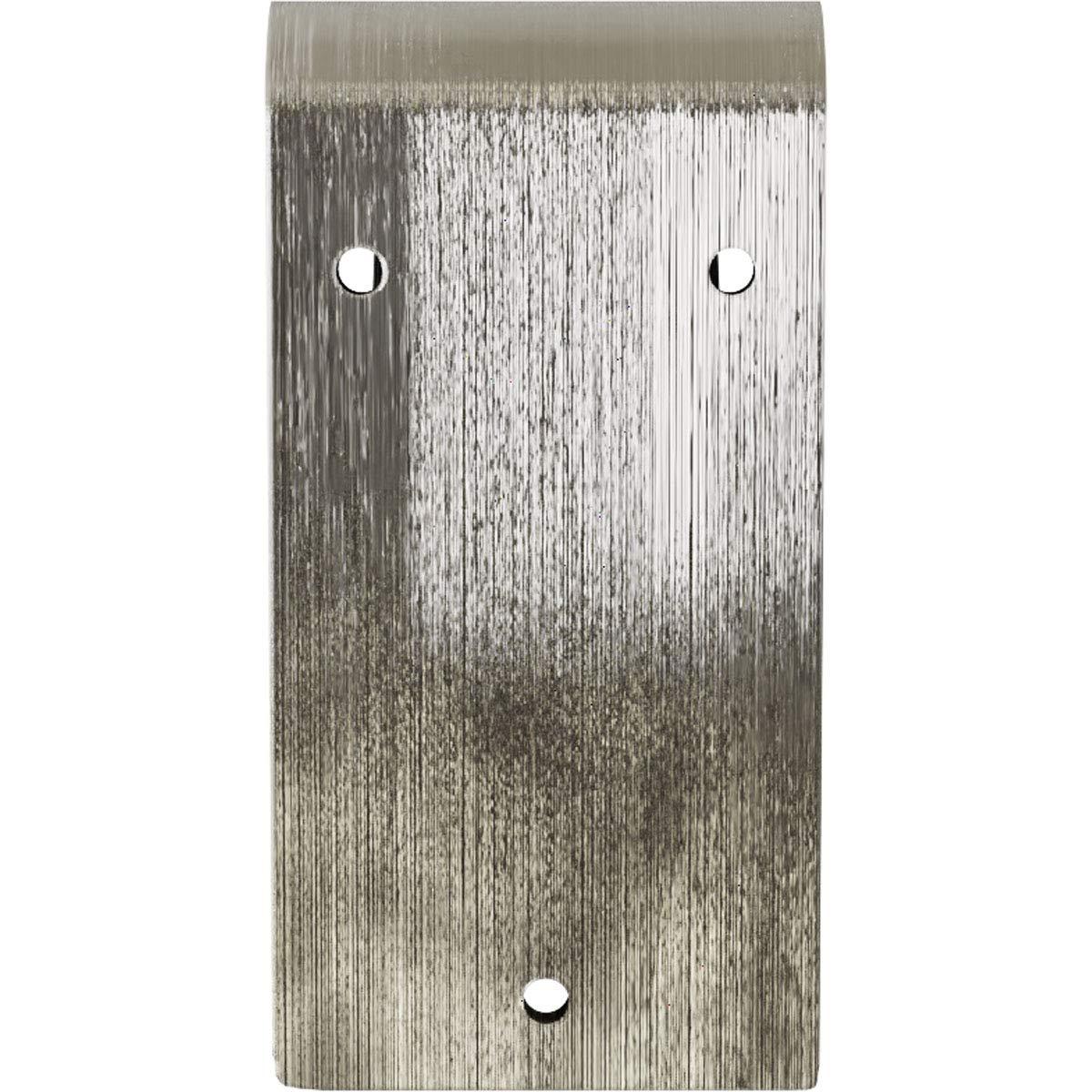 Ekena Millwork 3"W x 6"D x 6"H Morris Steel Bracket, Unfinished