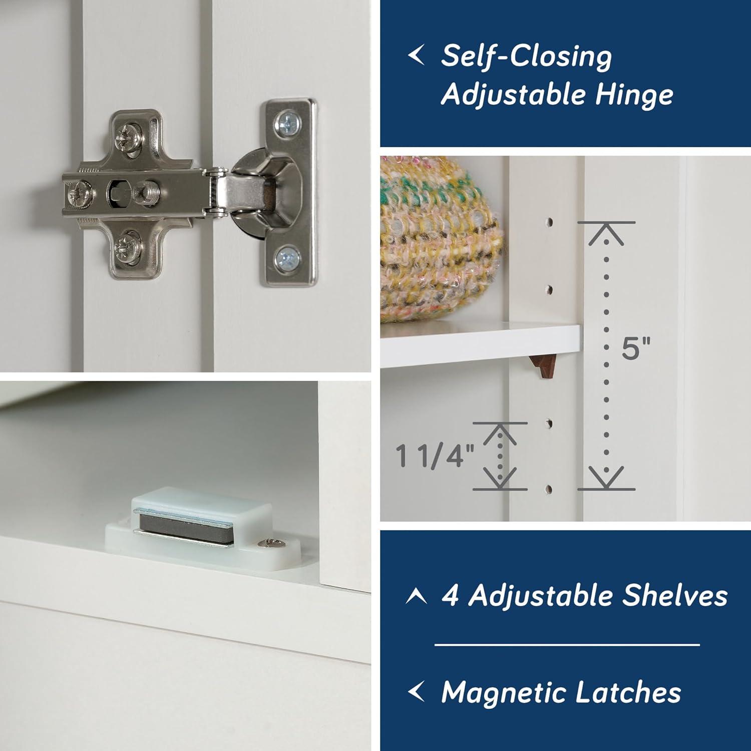 Lark Manor™ Select Storage Cabinet/ Pantry cabinets, White finish