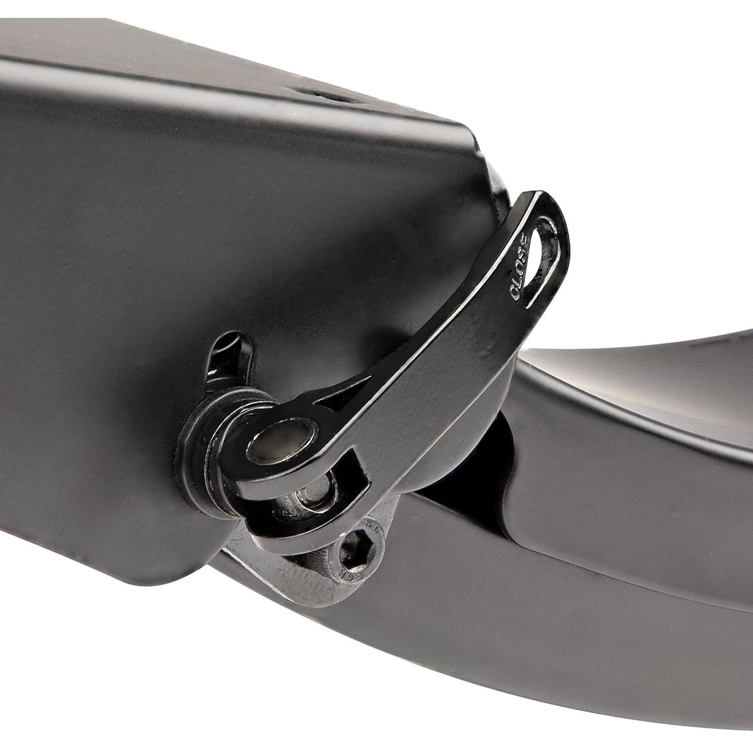 StarTech.com Under Desk-Mount Keyboard Tray - 26.4” Wide - Adjustable - Ergonomic Slide-Out Keyboard Shelf with Tilt and Swivel (KBTRAYADJ), Black