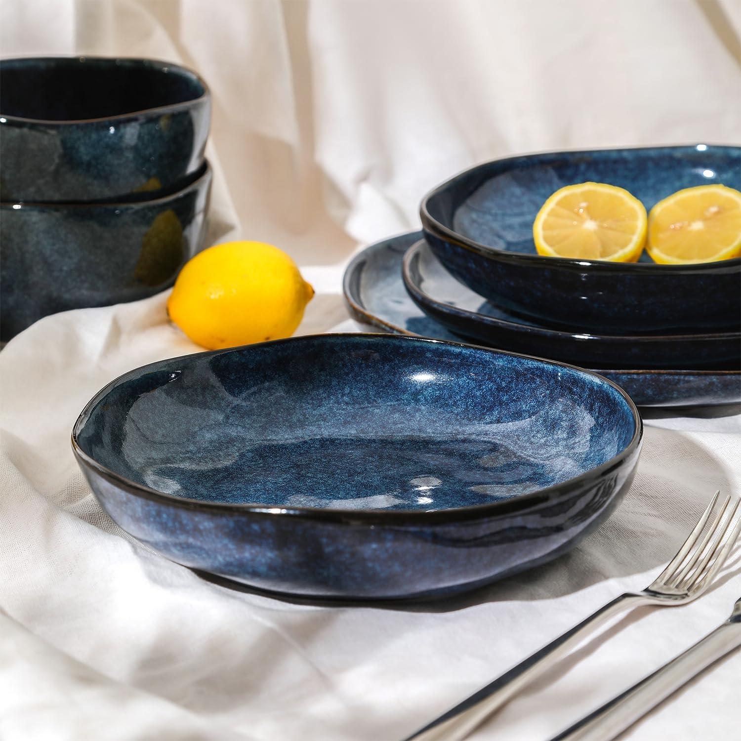 Stone Lain Mirella 4-Piece Pasta Bowl Set Stoneware (Set of 4)