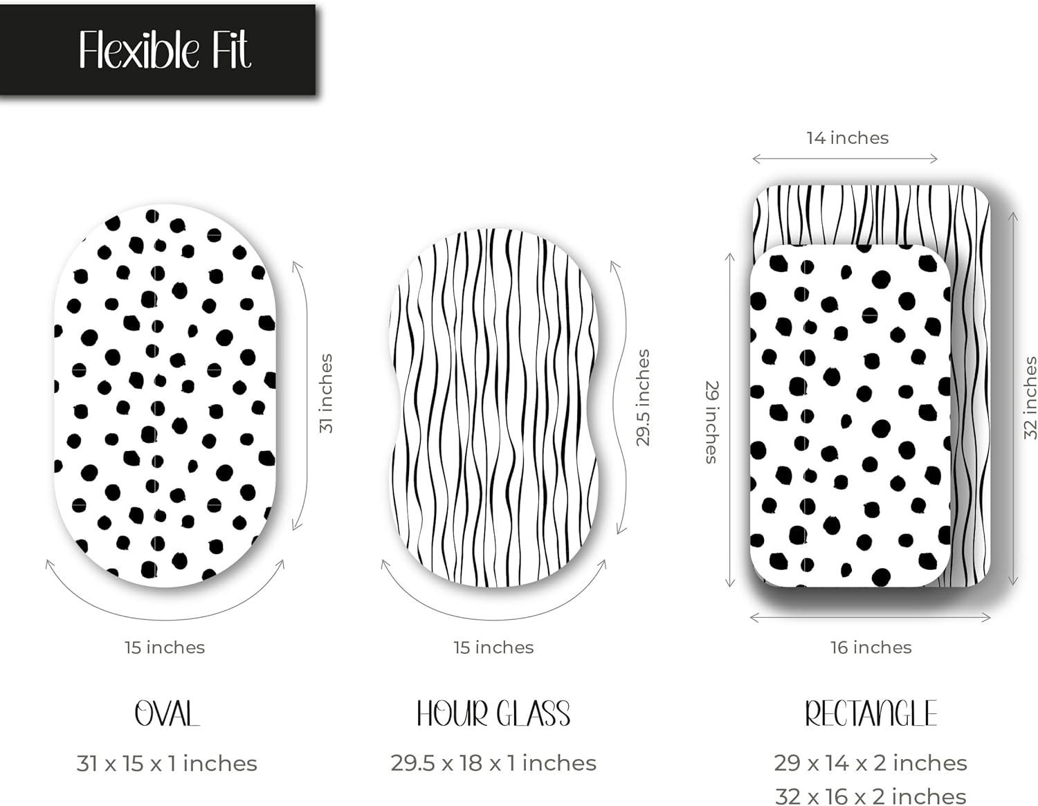 Ely's & Co. Baby Fitted Bassinet Sheet  100% Combed Jersey Cotton Pink for Baby Girl 2 Pack