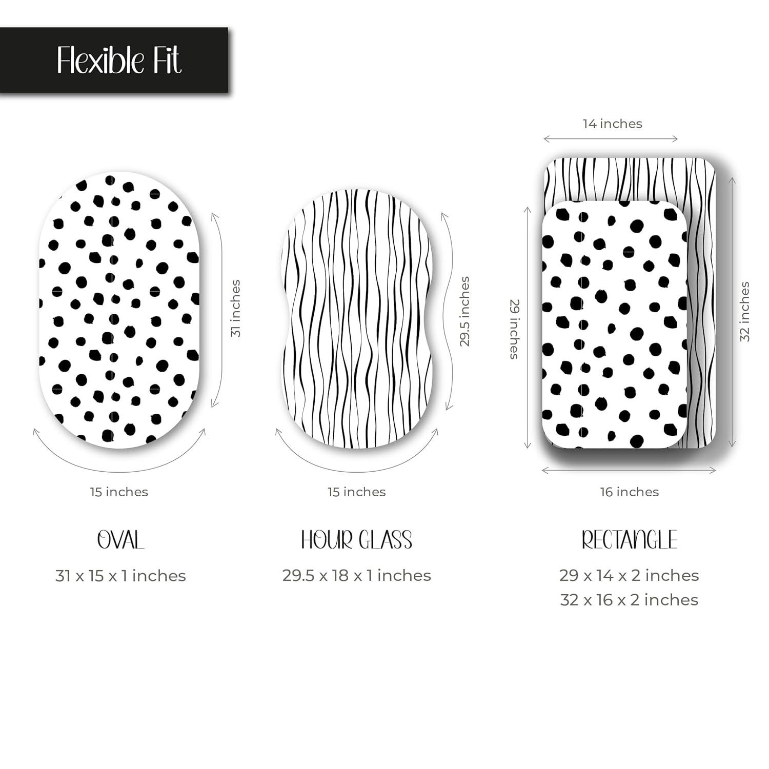 Ely's & Co. Baby Fitted Bassinet Sheet  100% Combed Jersey Cotton Pink for Baby Girl 2 Pack