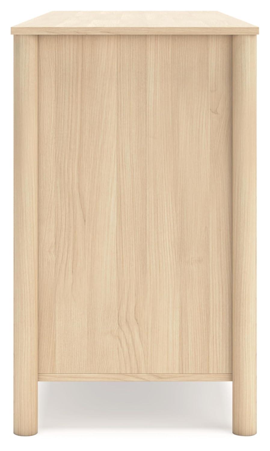 Signature Design by Ashley Cabinella Six Drawer Dresser, Tan