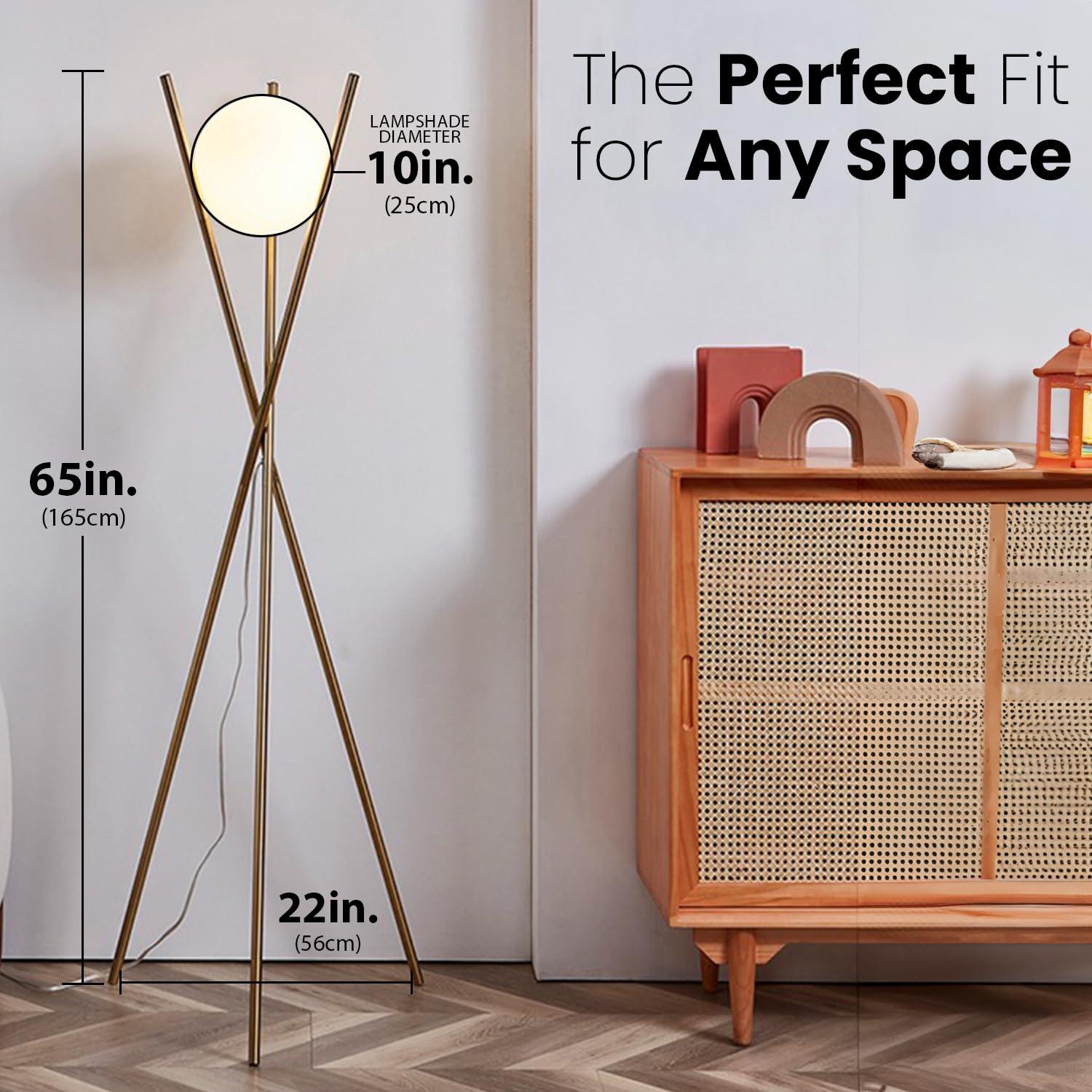Ozarke Solstice Floor Lamp - Gold