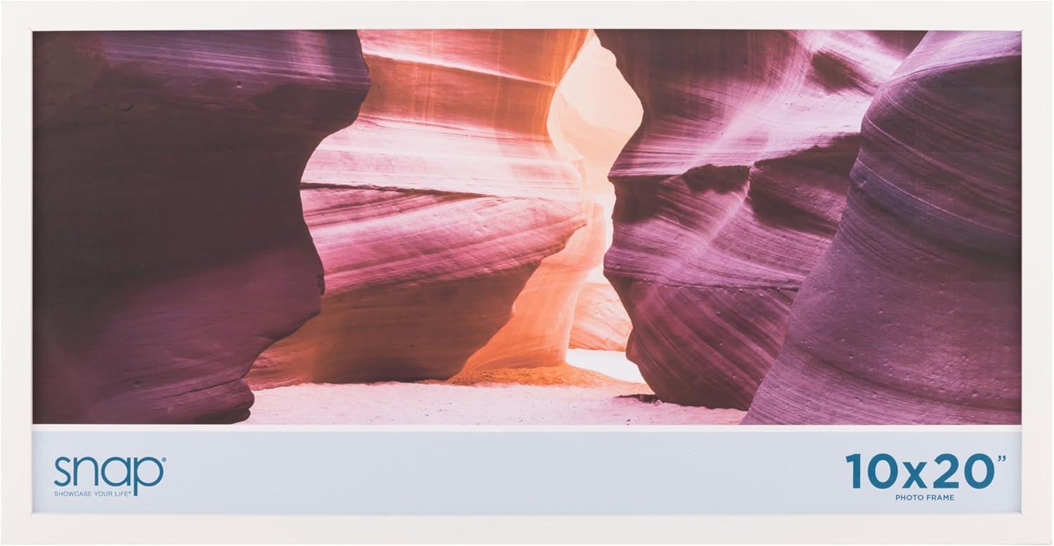 SNAP 10"x20" Basic Photo Frame White