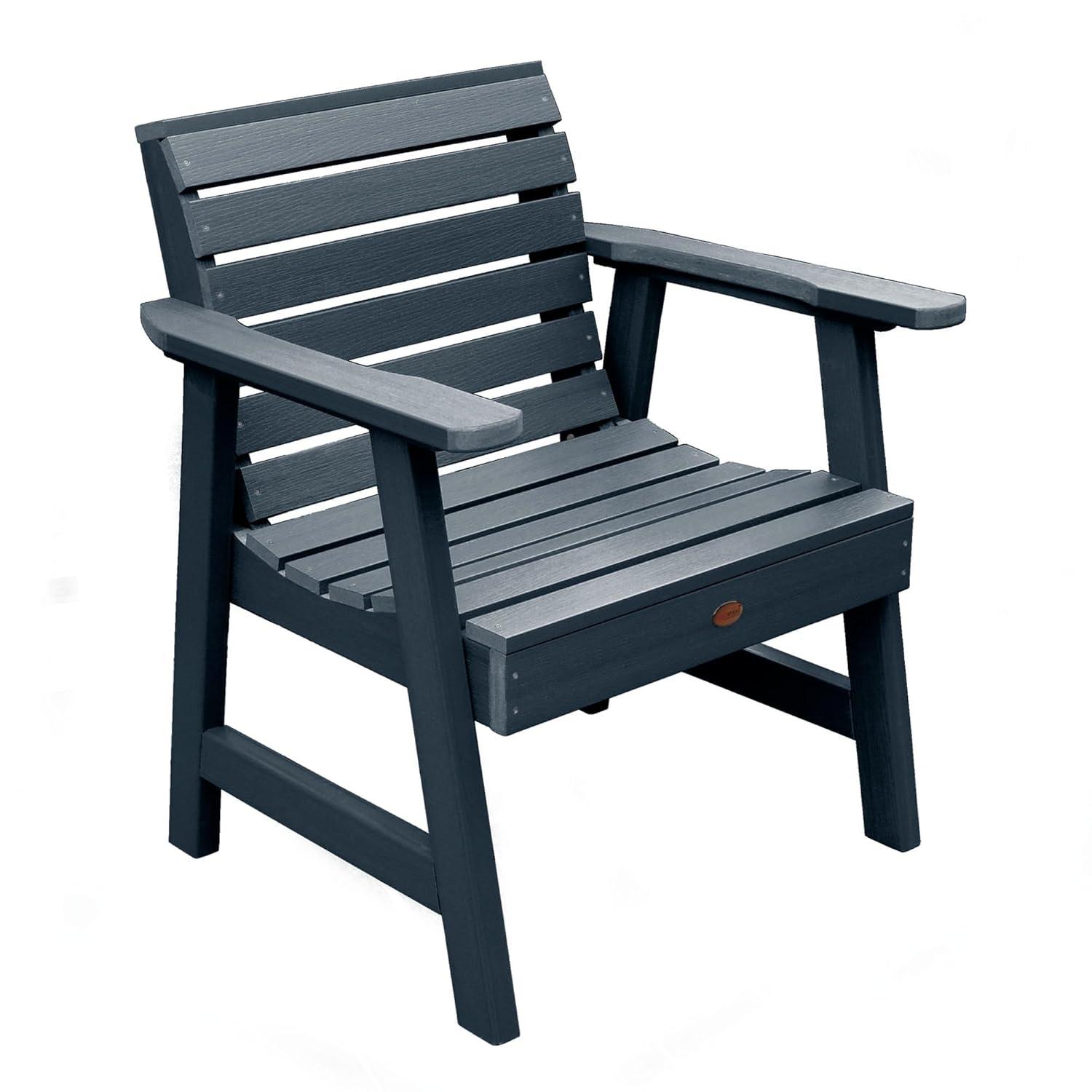 Highwood Weatherly Blue Outdoor Garden Chair