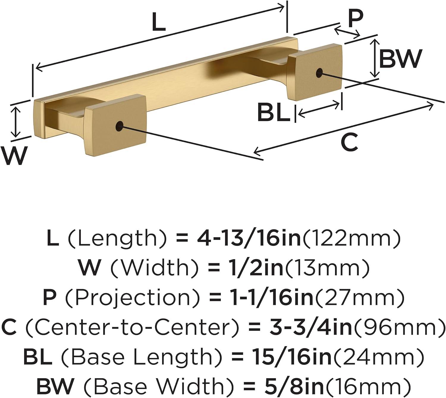 Bridgeport 3 3/4" Center Handle Pull Multipack