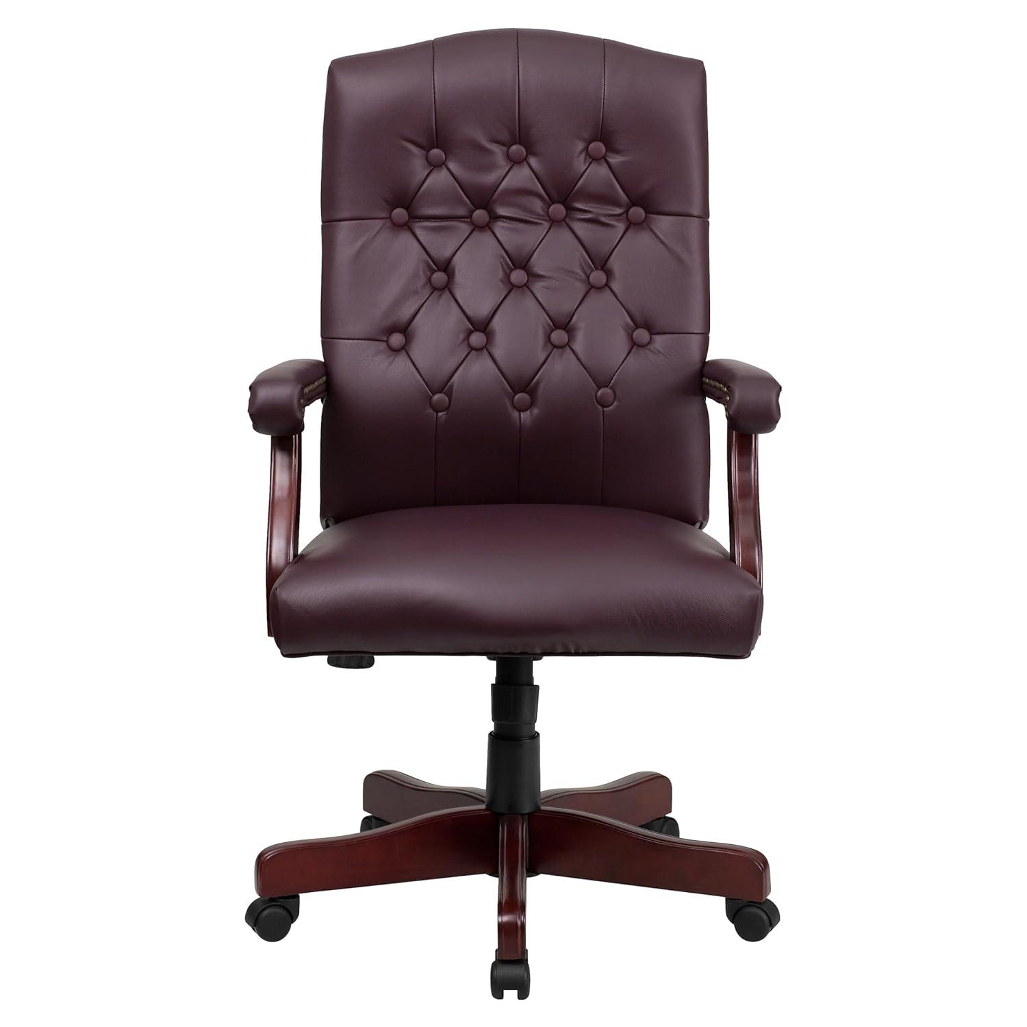 Flash Furniture Executive Swivel Office Chair with Arms