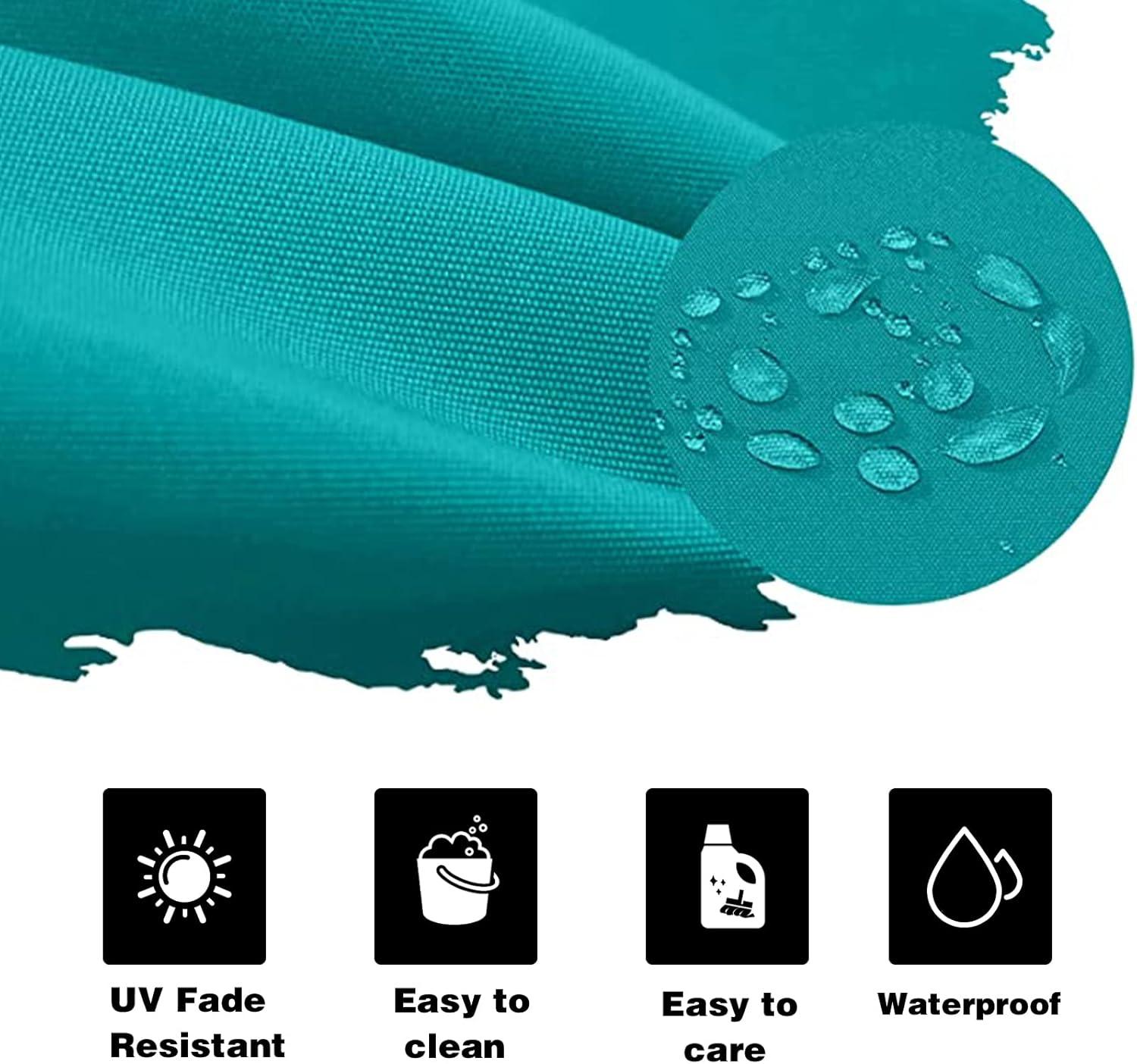 idee-home Chaise Lounge Cushions Outdoor, Lounge Chair Cushions for Patio Furniture Weather and Stain Resistant for Lawn Pool