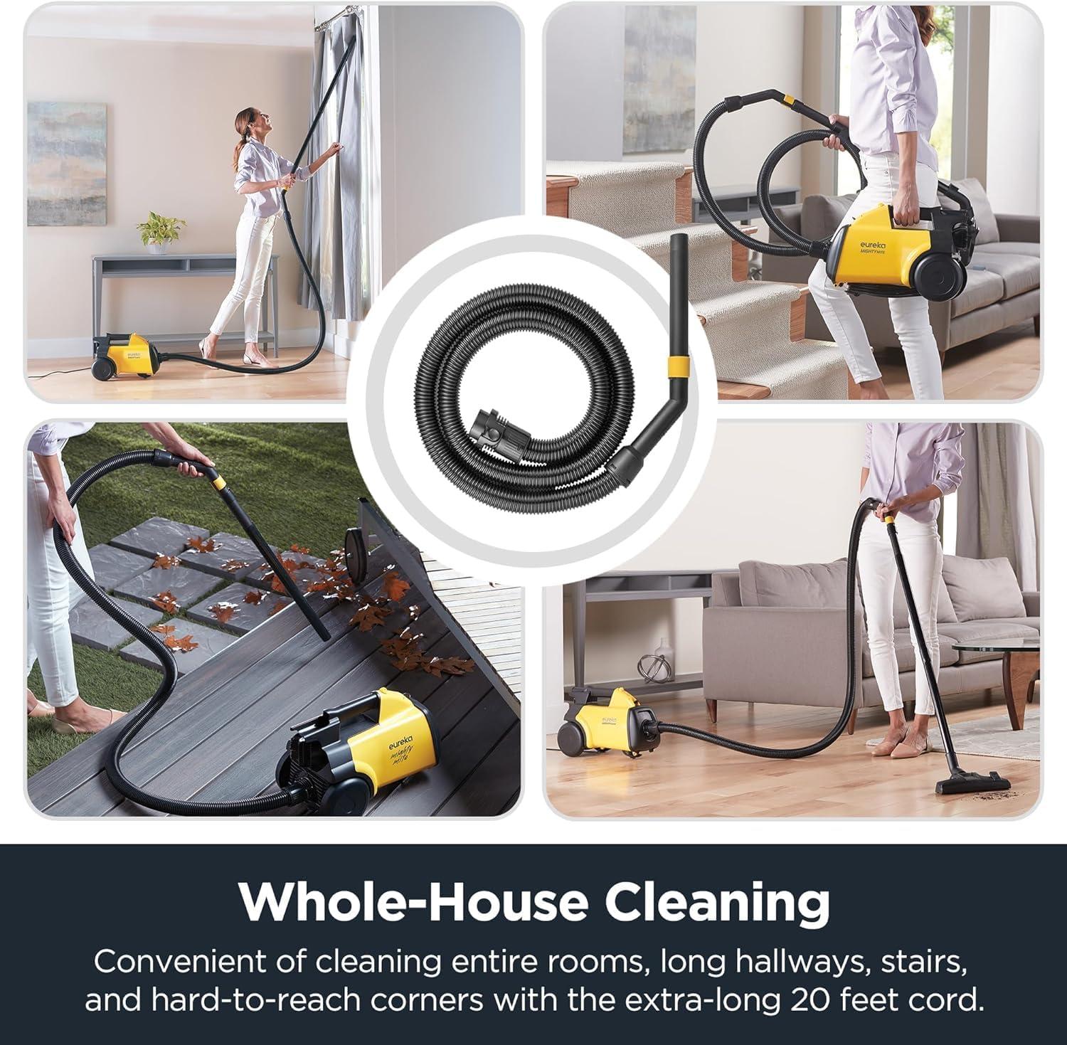 Mighty Mite Lightweight Canister Vacuum