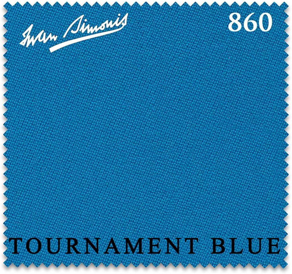 7' Simonis 860 Pool Billiard Table Cloth - Tournament Blue - AUTHORIZED DEALER