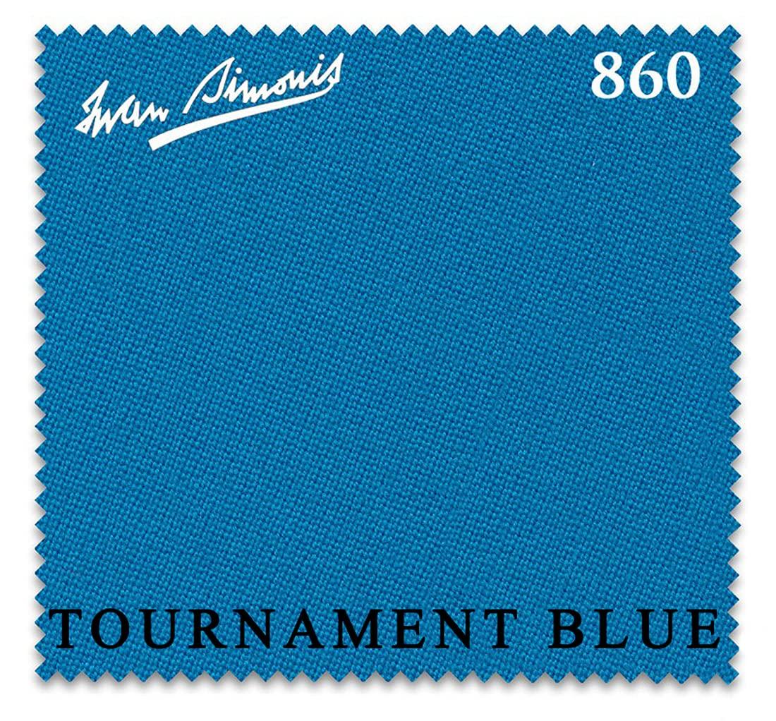 7' Simonis 860 Pool Billiard Table Cloth - Tournament Blue - AUTHORIZED DEALER