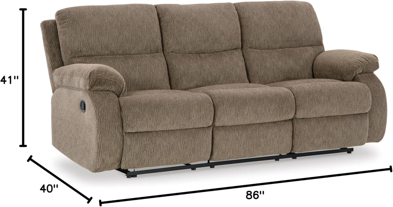 Ashley Furniture Scranto Oak Reclining Sofa