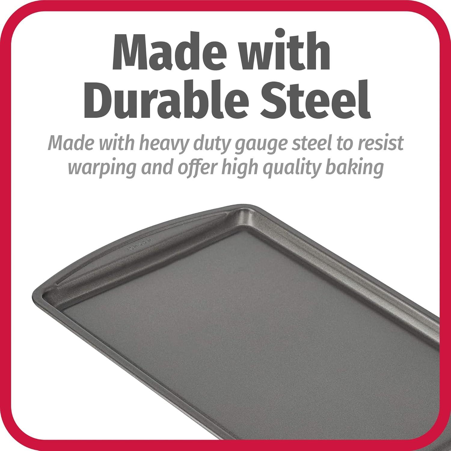 Goodcook Scratch-Resistant Nonstick Coating Baking Sheet, 13 Inch x 9 Inch,1 Pack