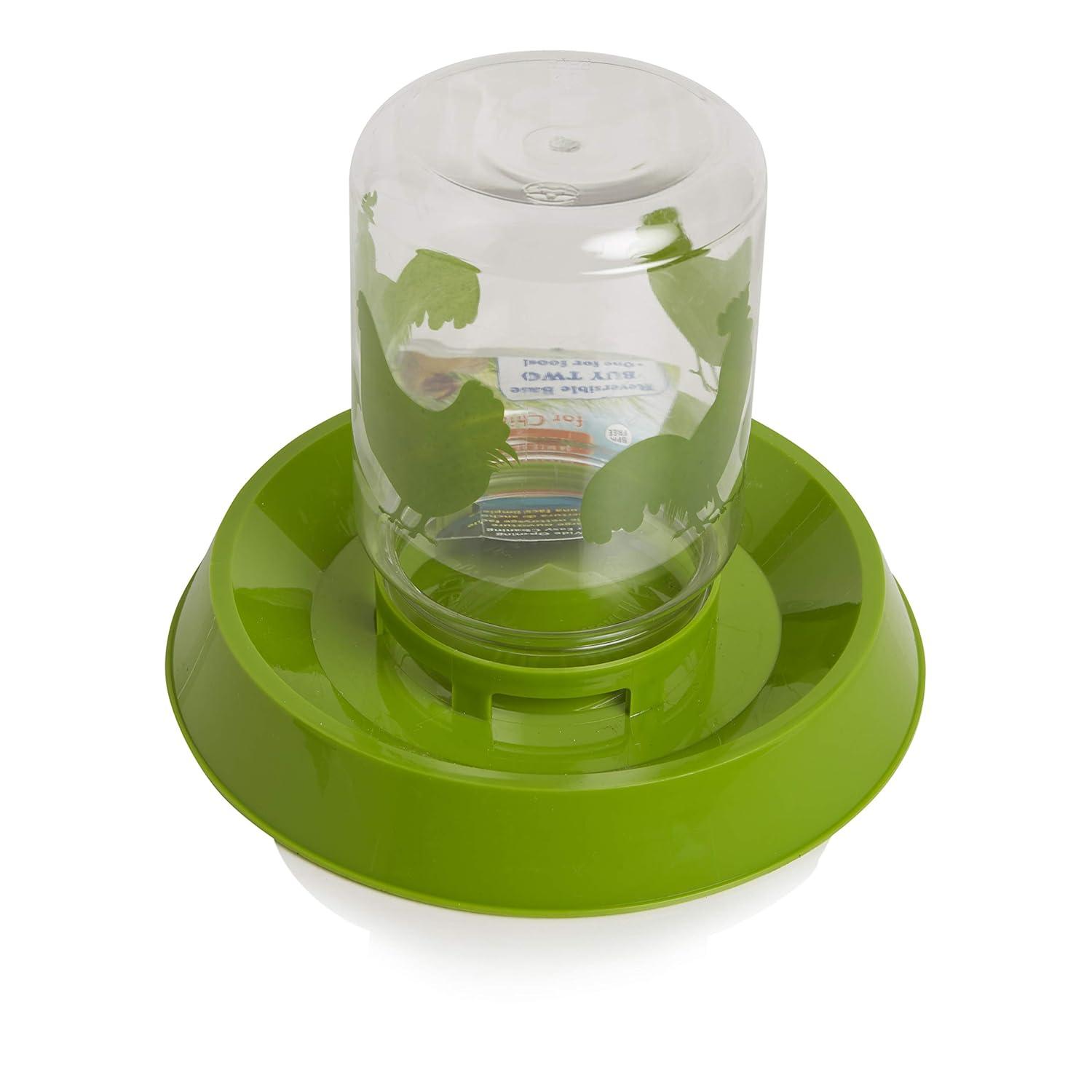 Lixit Feeder or Waterer for Chickens and Other Wildlife (64oz)