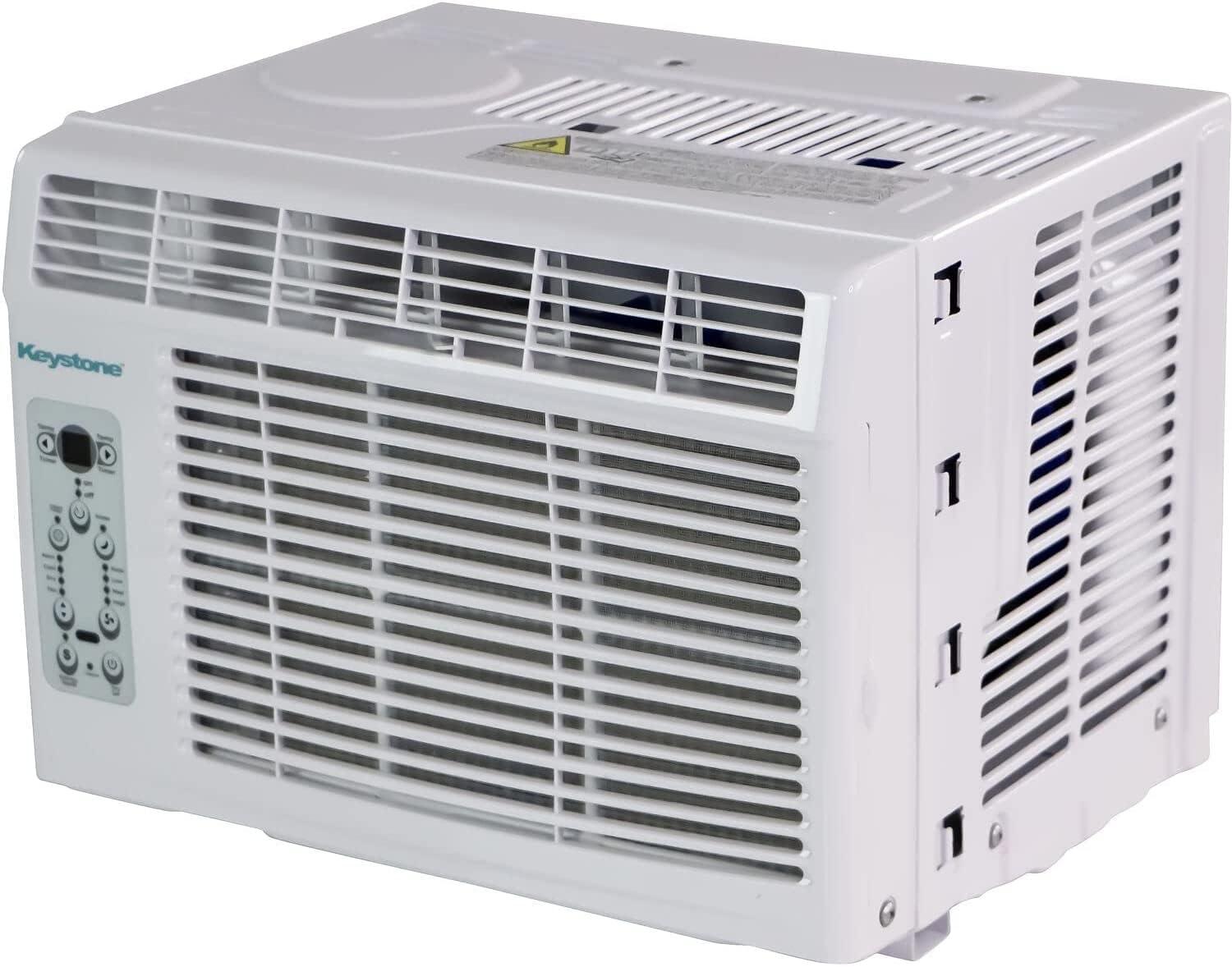 10,000 BTU Compact Window Air Conditioner with Remote Control and Dehumidifier up to 450 Sq. Ft.