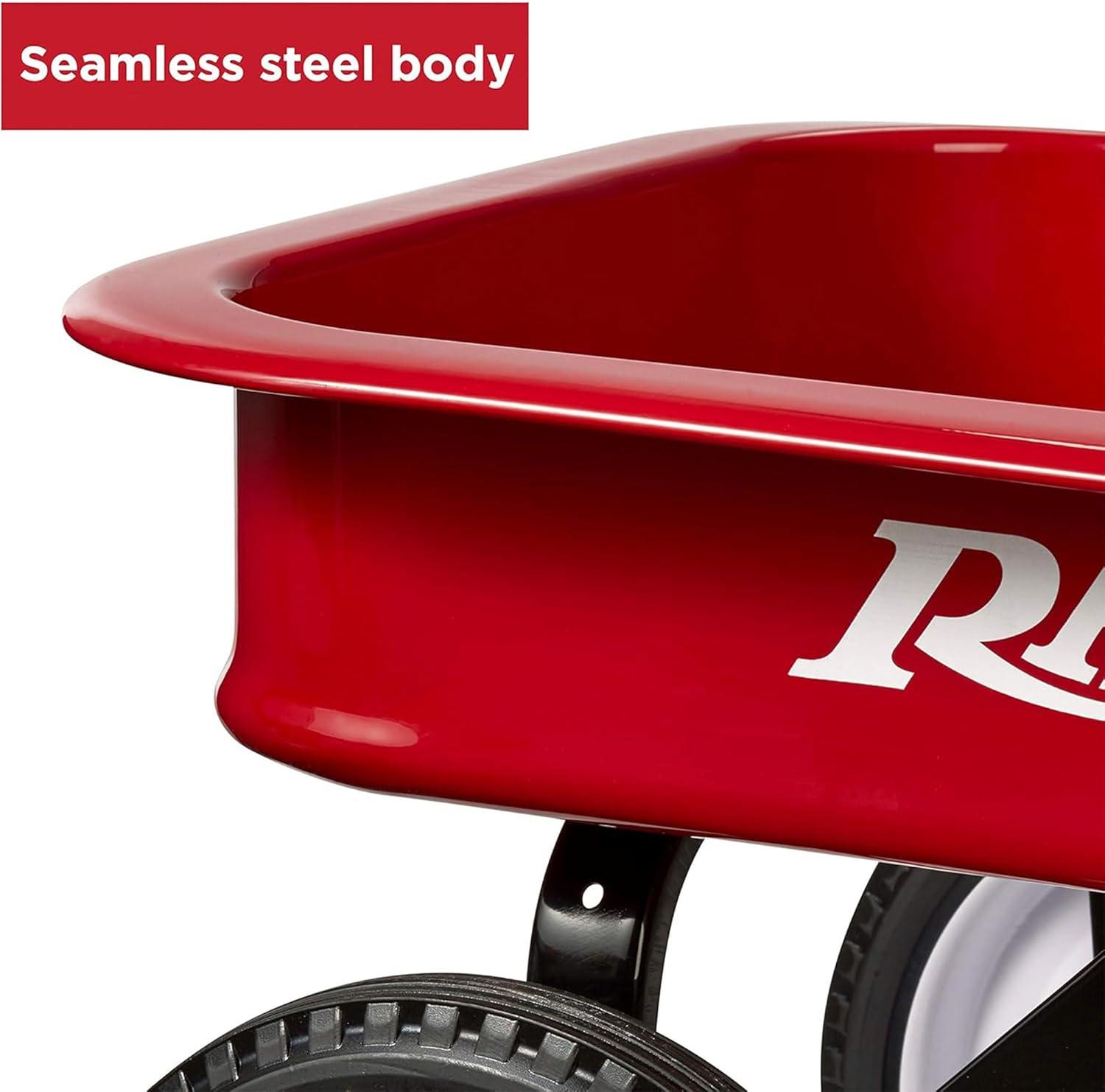 Radio Flyer Full-Size All-Terrain Steel and Wood Pull Food & Drink Server