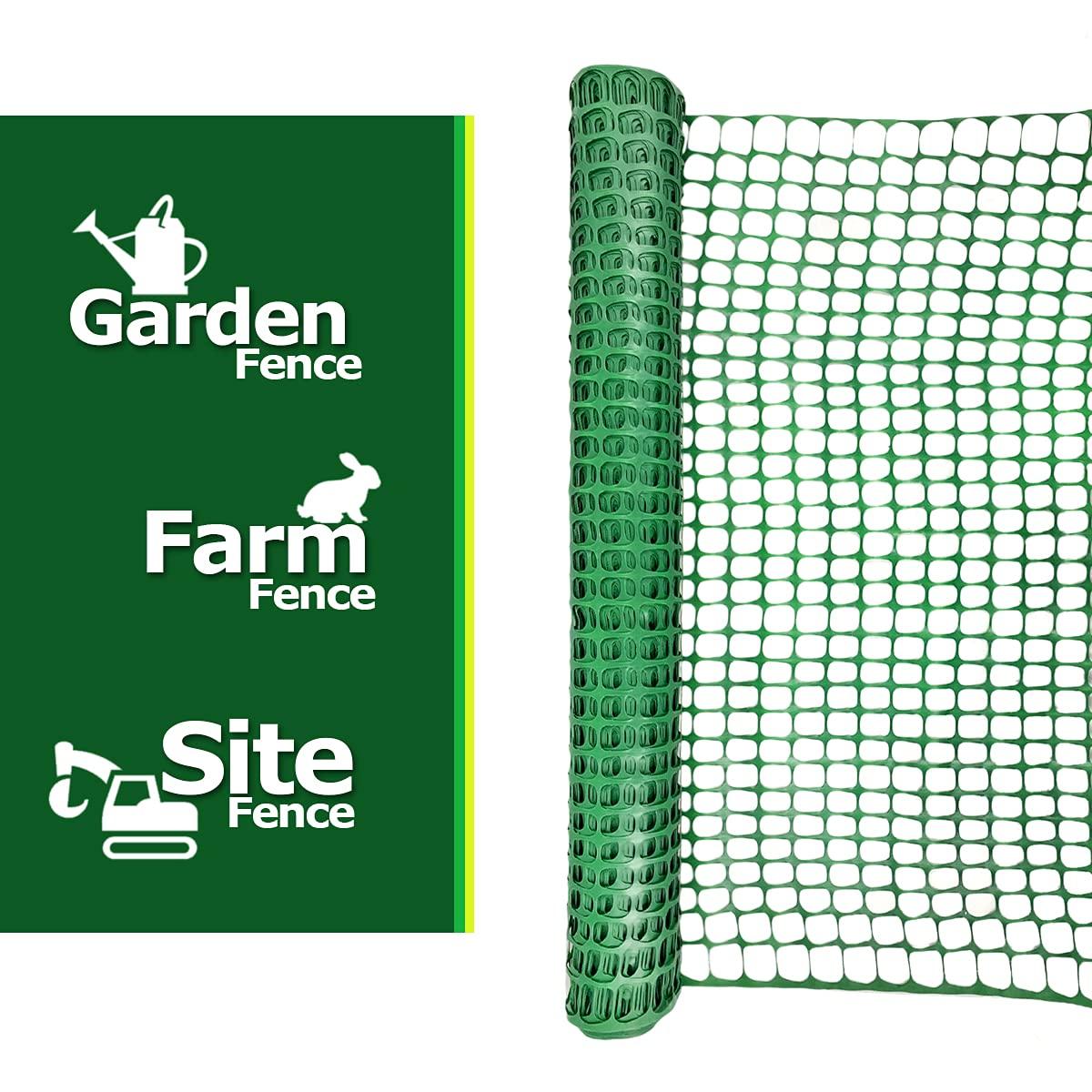 4 ft. x 100 ft.Plastic Barrier Fence Green