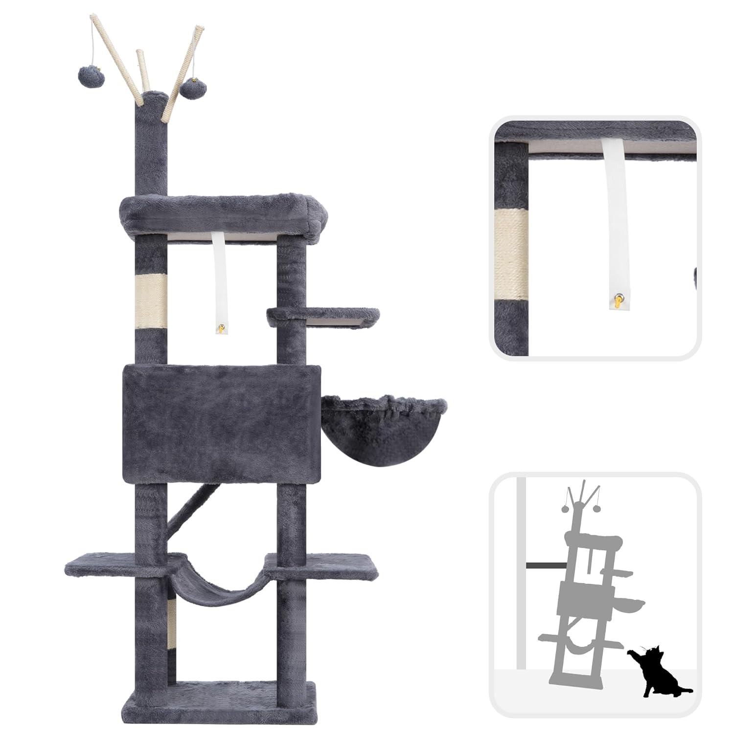 Archie & Oscar™ Indoor Cat Tower with Sisal Scratching Post