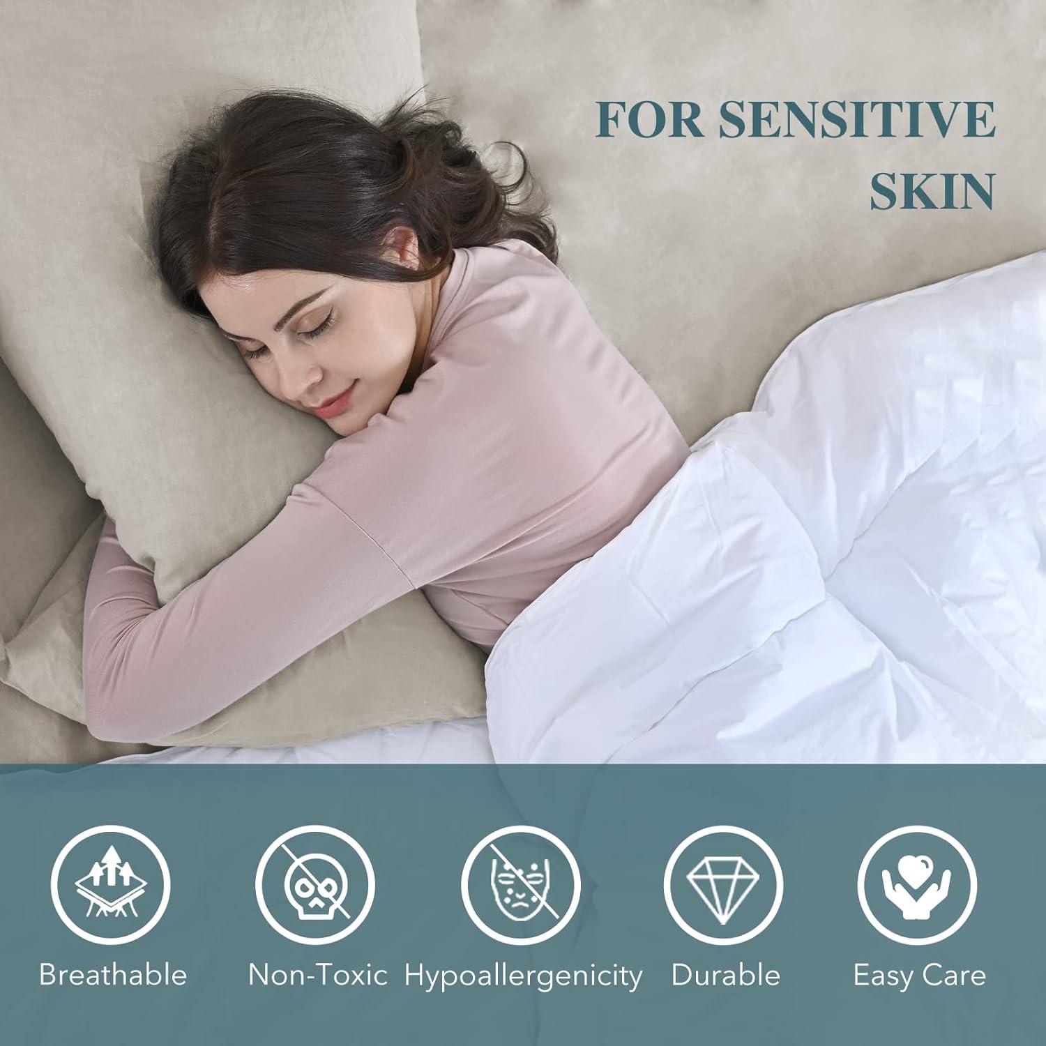 King Size Stone Washed Organic Linen Bed Sheet Set