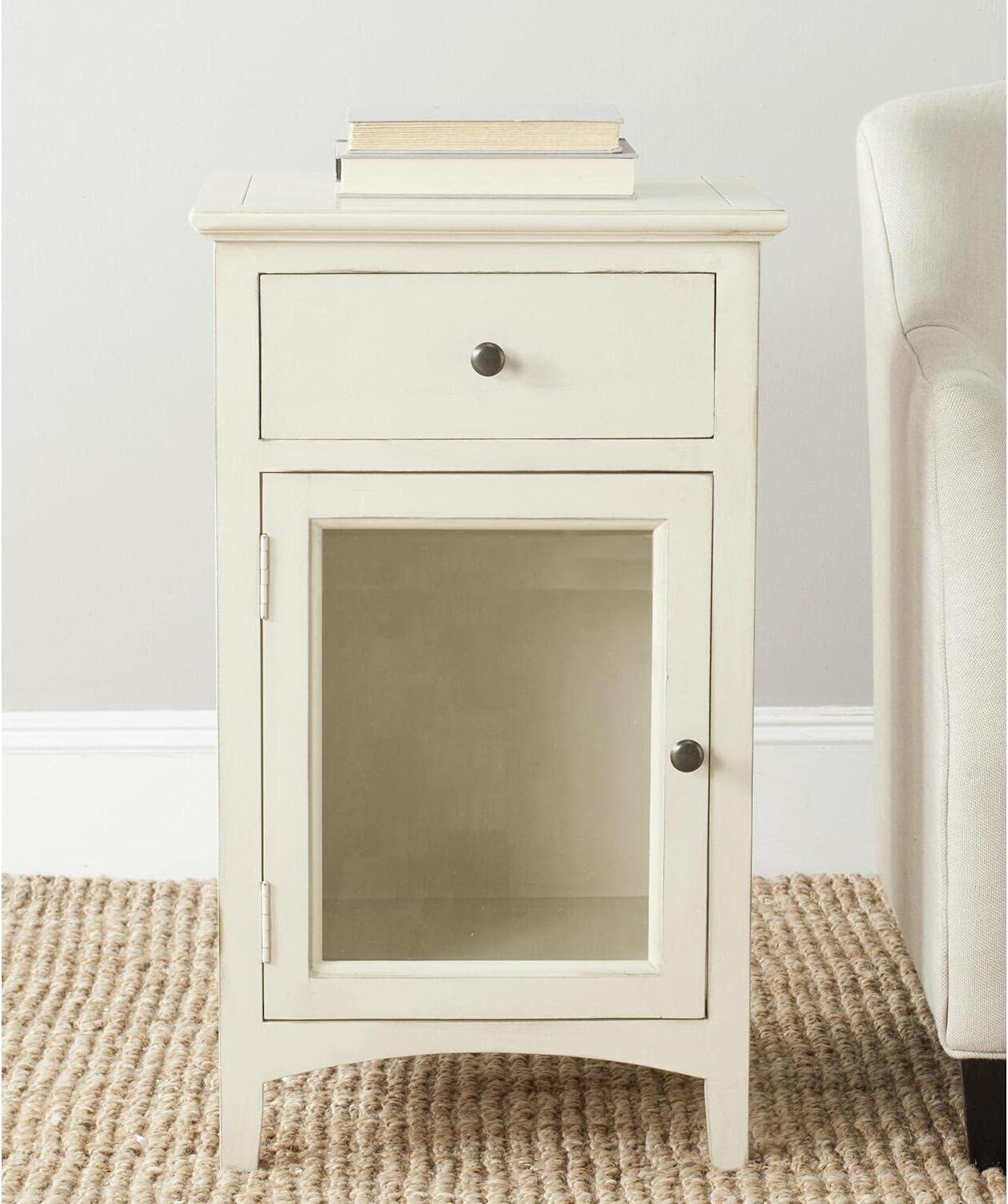 Ziva 1 Drawer Nightstand  - Safavieh