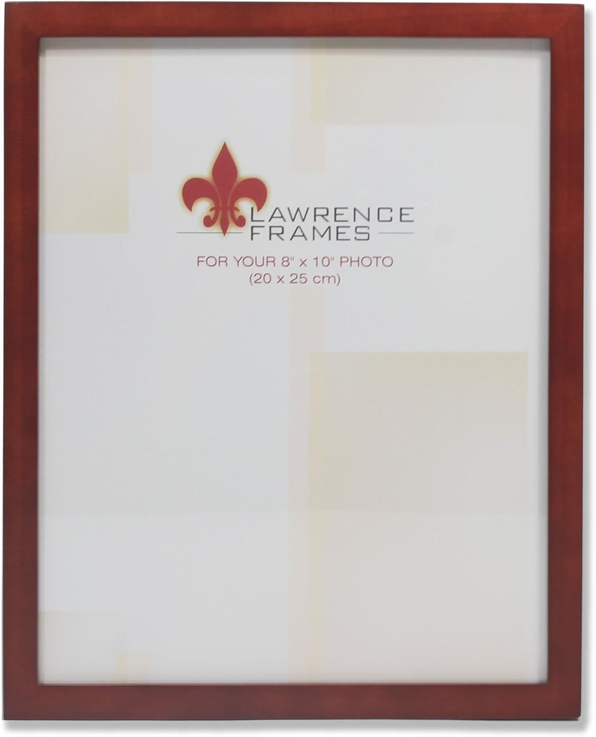 Classic Walnut Wood 8x10 Picture Frame for Tabletop and Wall Display