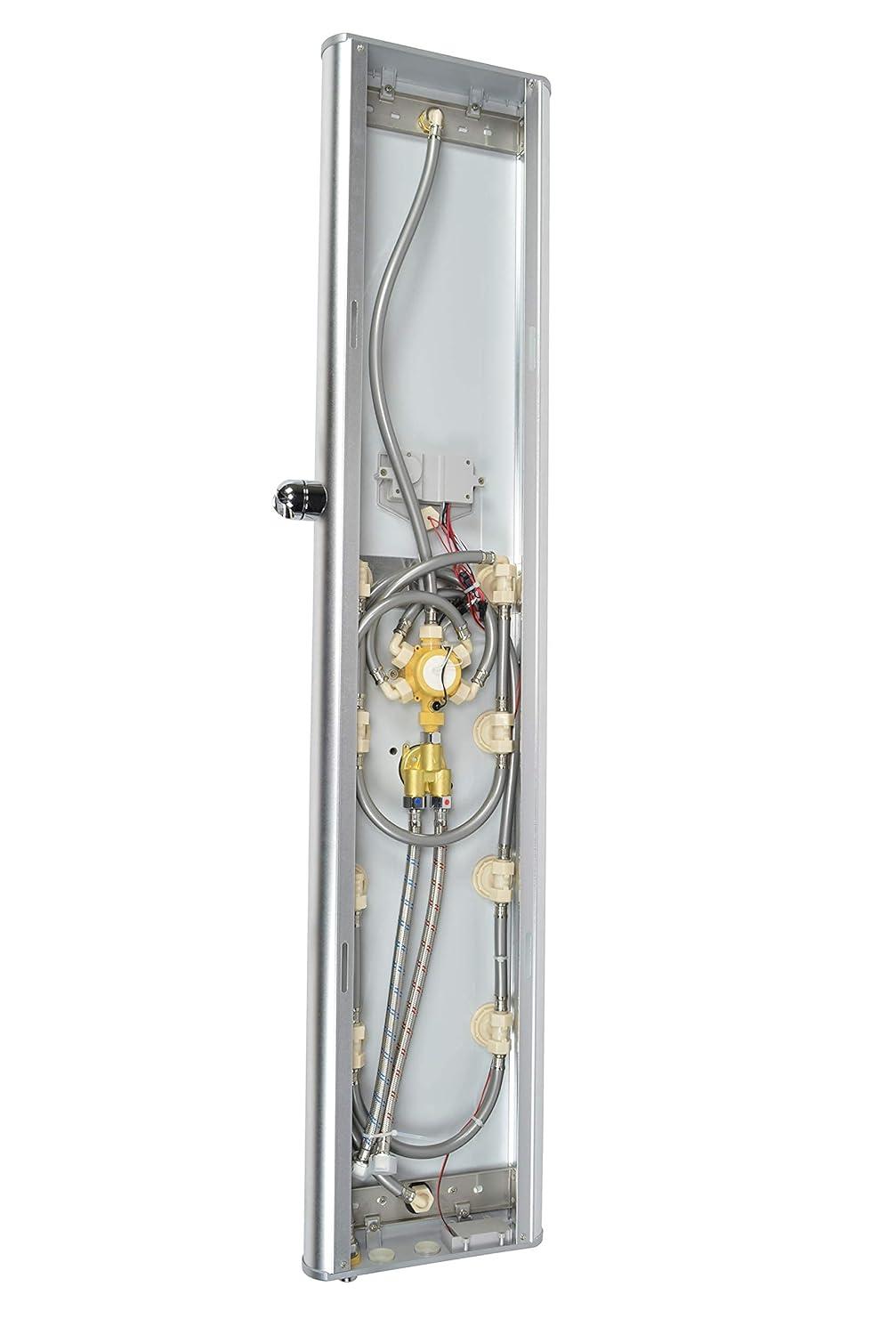 Blue Ocean 52 inch Aluminum Shower Panel With Shower Head