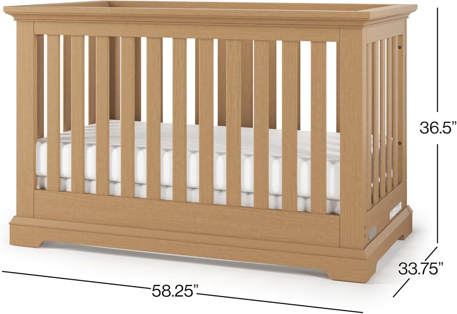 Jordyn Euro 4-in-1 Convertible Crib