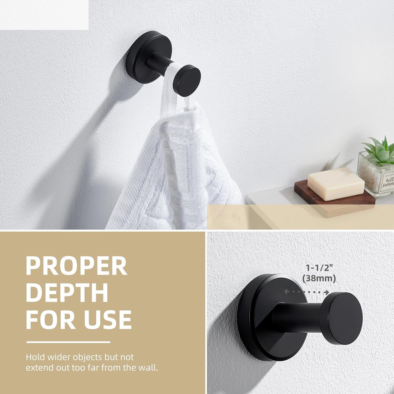 AngleSimple AE083 Stainless Steel Wall Mounted Robe Hook