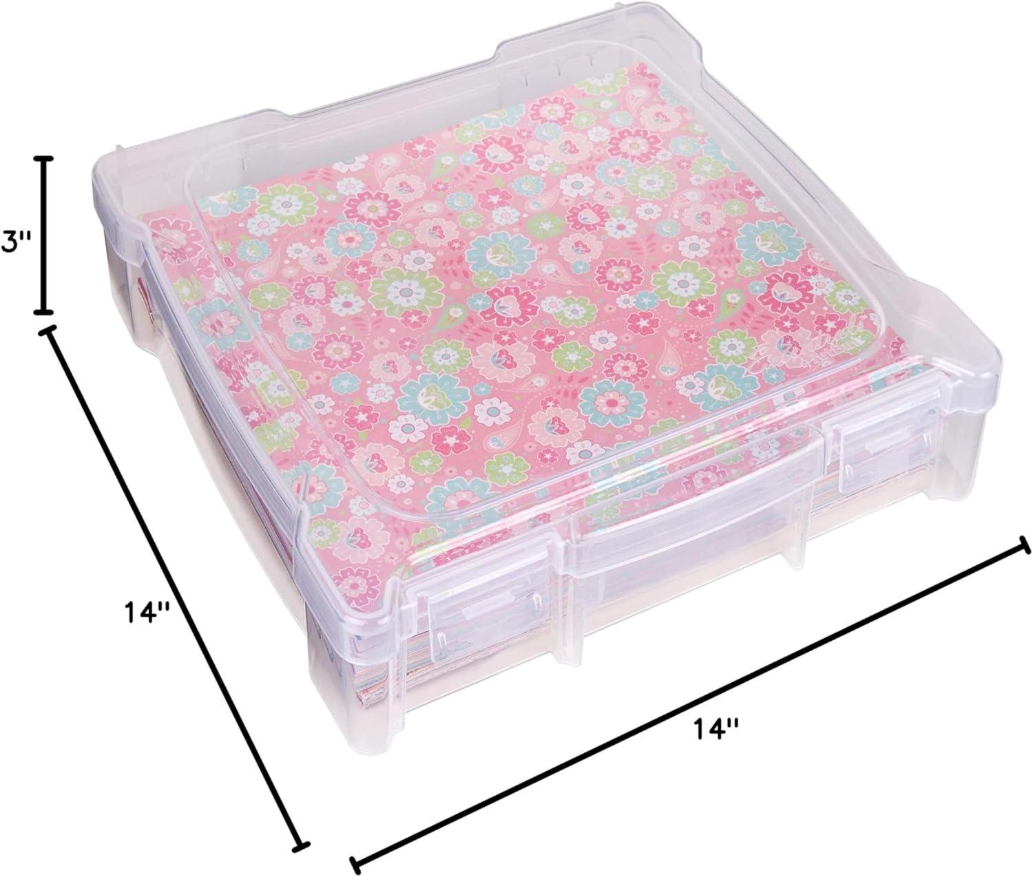ArtBin Essentials Box-14.125"X13.625"X3" Translucent